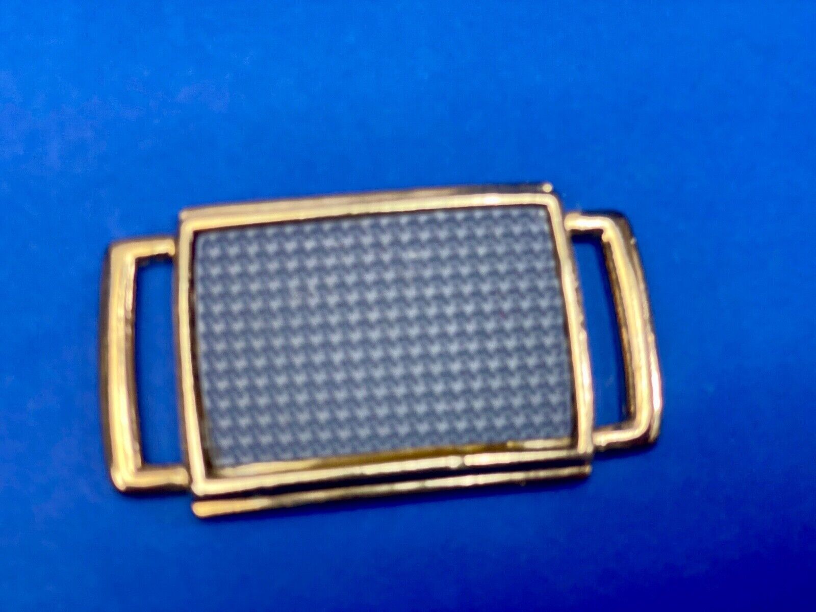 Vintage Gold Tone Dress Belt Buckle With Butterfly Makers Mark 