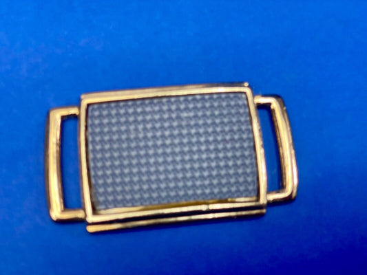 Vintage Gold Tone Dress Belt Buckle With Butterfly Makers Mark 