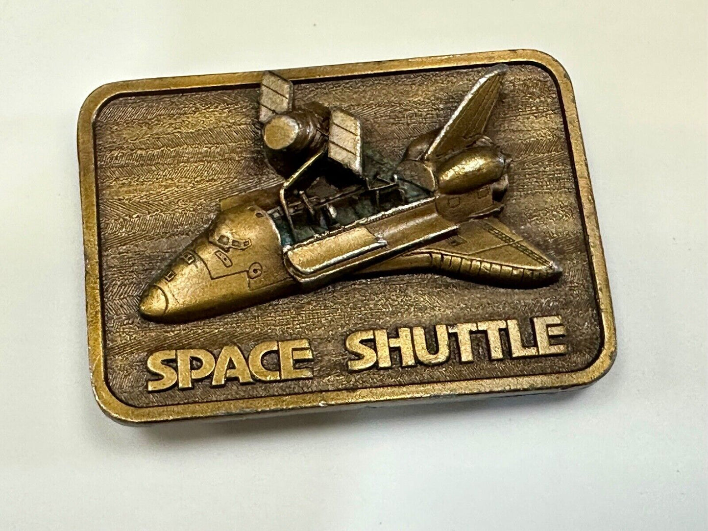 1980 Space Shuttle Belt Buckle 3D Open Payload Buckle Connection