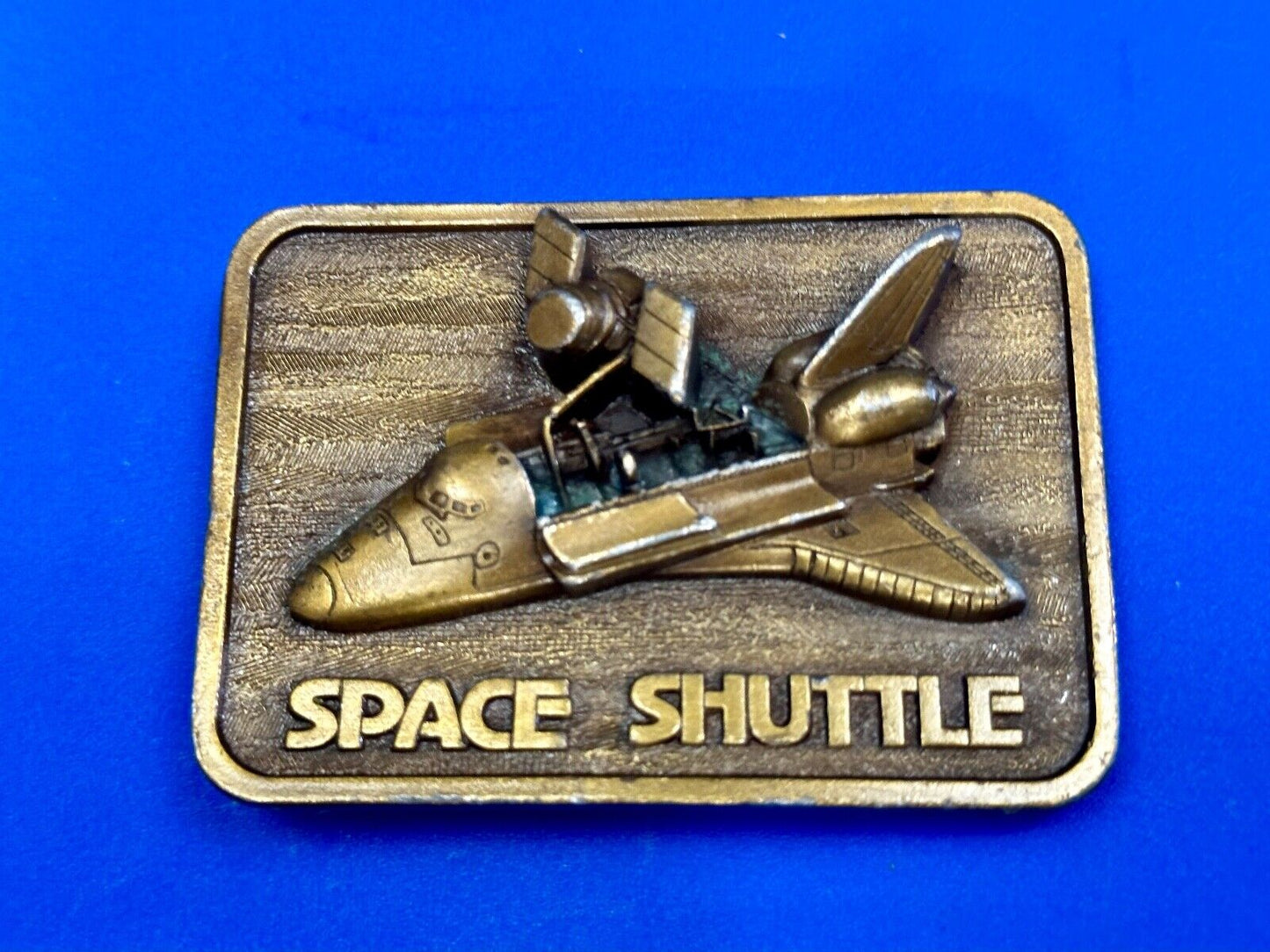 1980 Space Shuttle Belt Buckle 3D Open Payload Buckle Connection