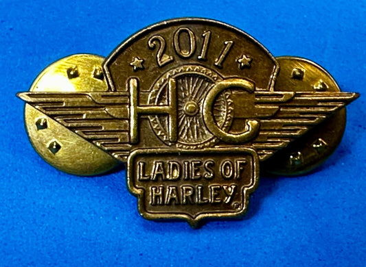 2011 Ladies of Harley Davidson Owners Group HOG Pin for Jacket or Vest