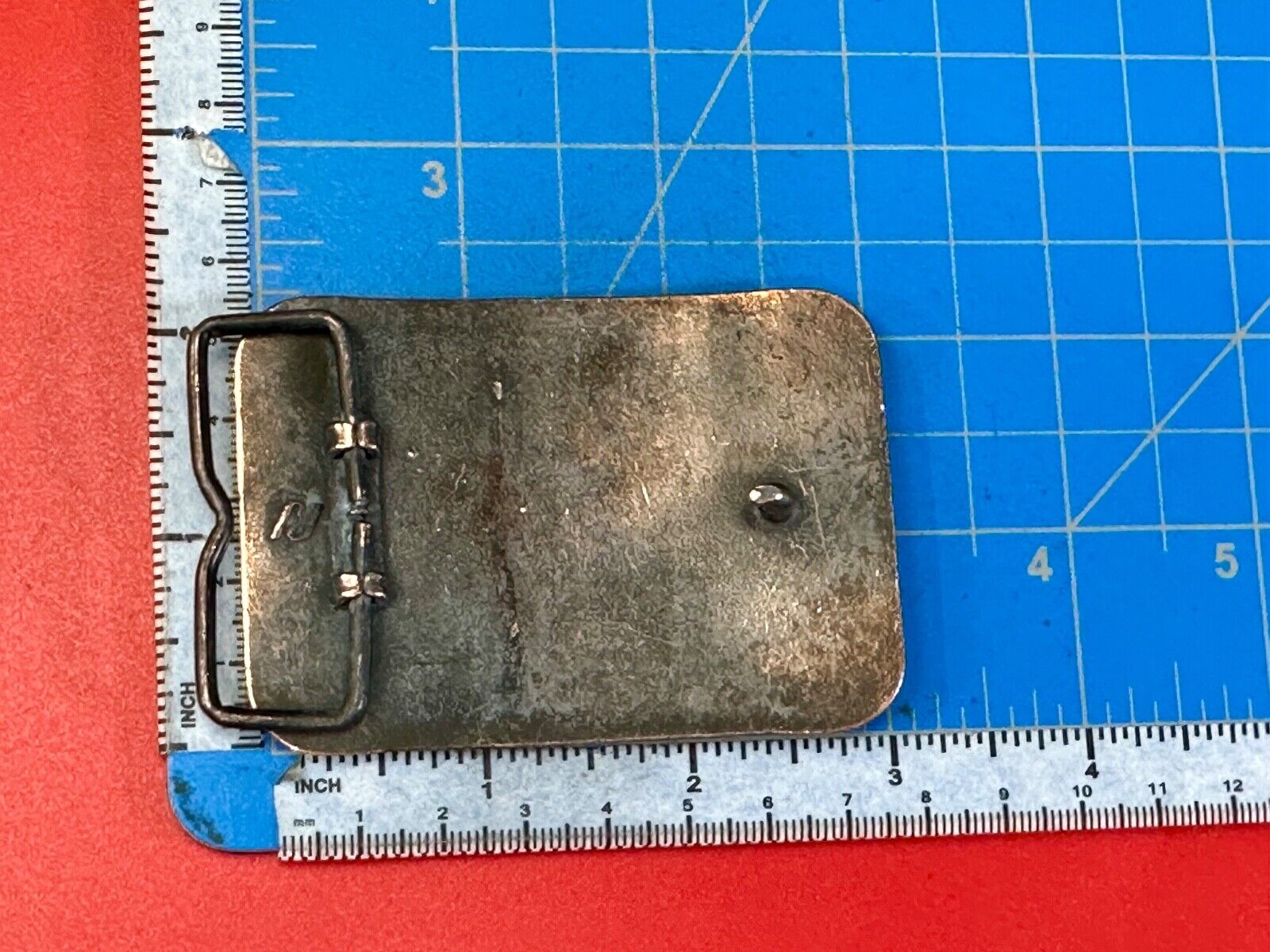 USMR AMAX inc 3 million safety award vintage belt buckle by RJ