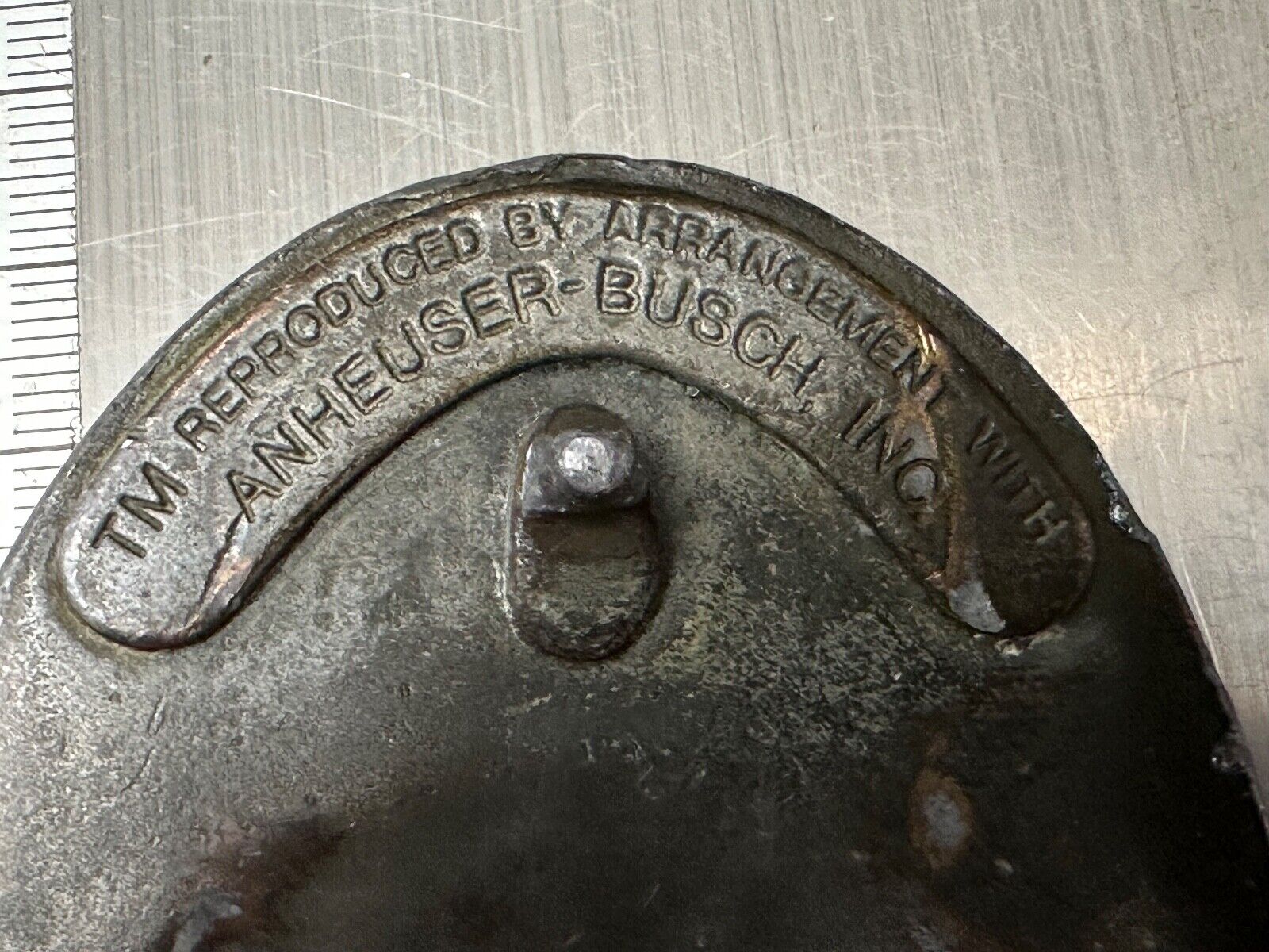 ANHEUSER BUSCH Eagle Vintage Beer Collectors Brewery Company Emblem Belt Buckle