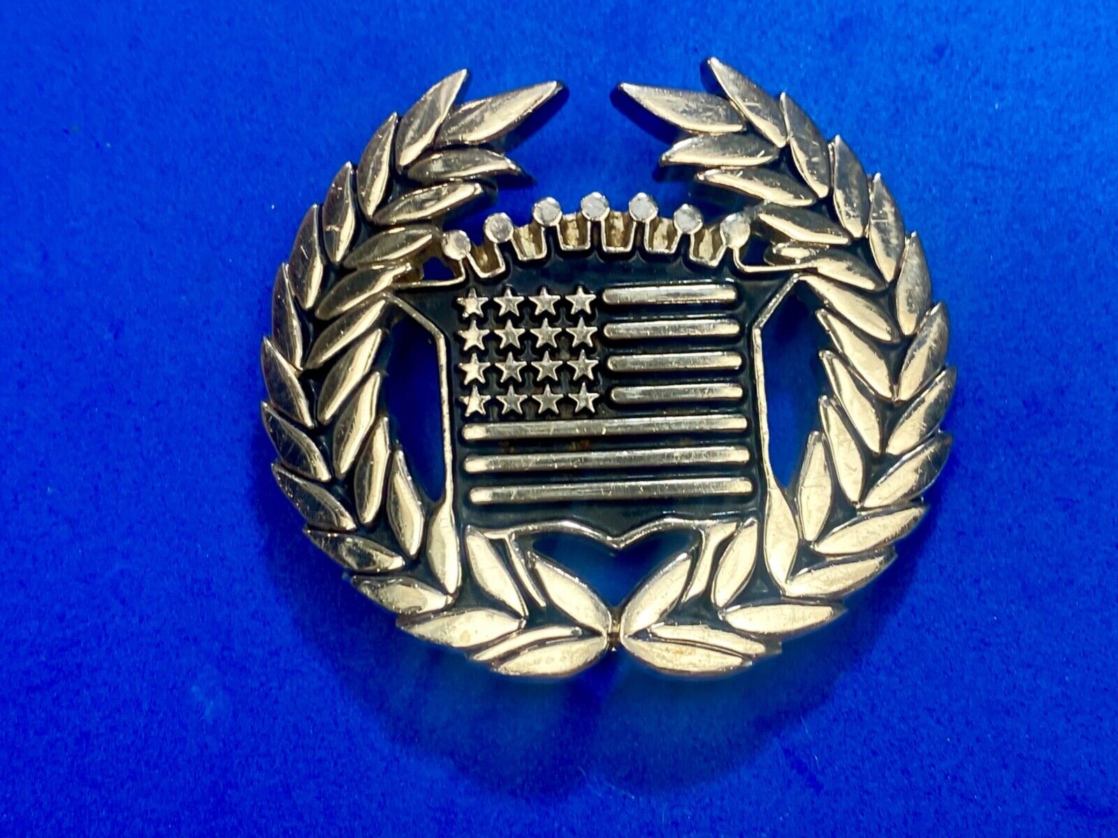 Vintage Cadillac Emblem Flag Large Belt Buckle by Famous Stars and Straps