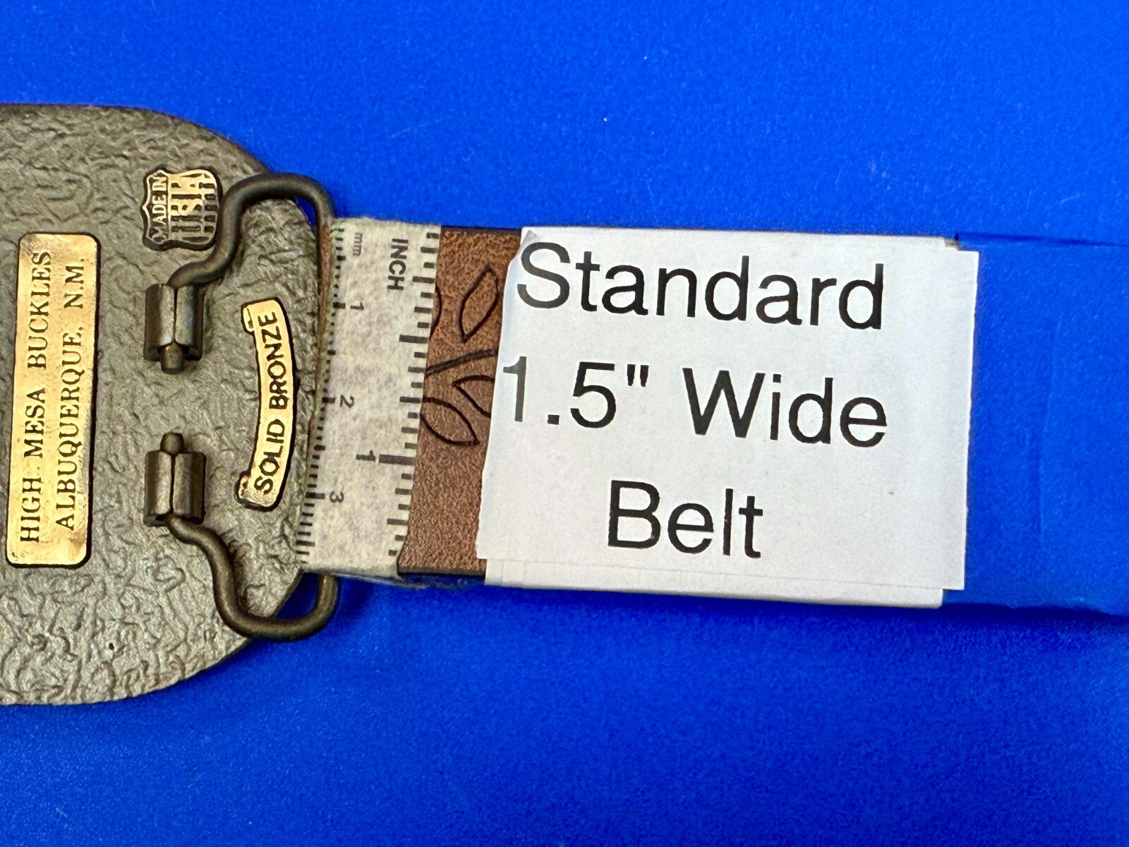 Bishop California Mule Days Memorial Day Weekend 1995 Commemorative Belt Buckle