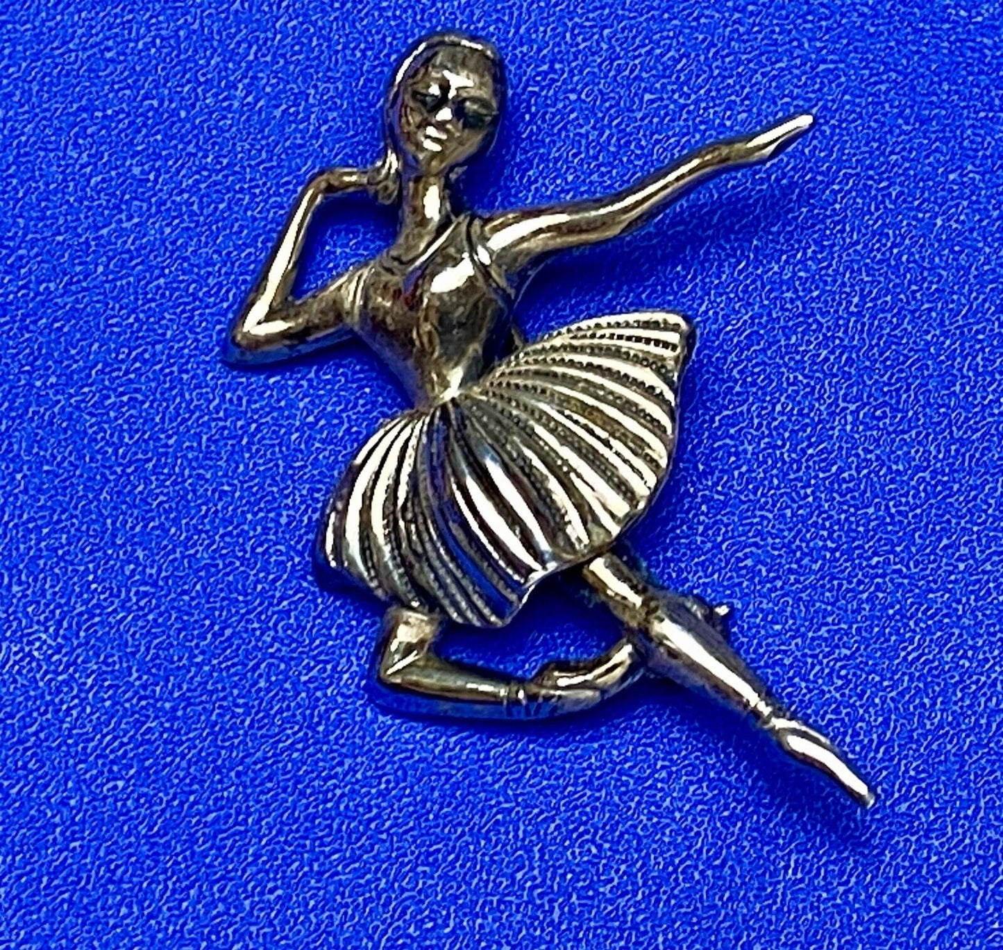 Vintage Ballerina Sterling Silver 925 Brooch Pin Signed Beau