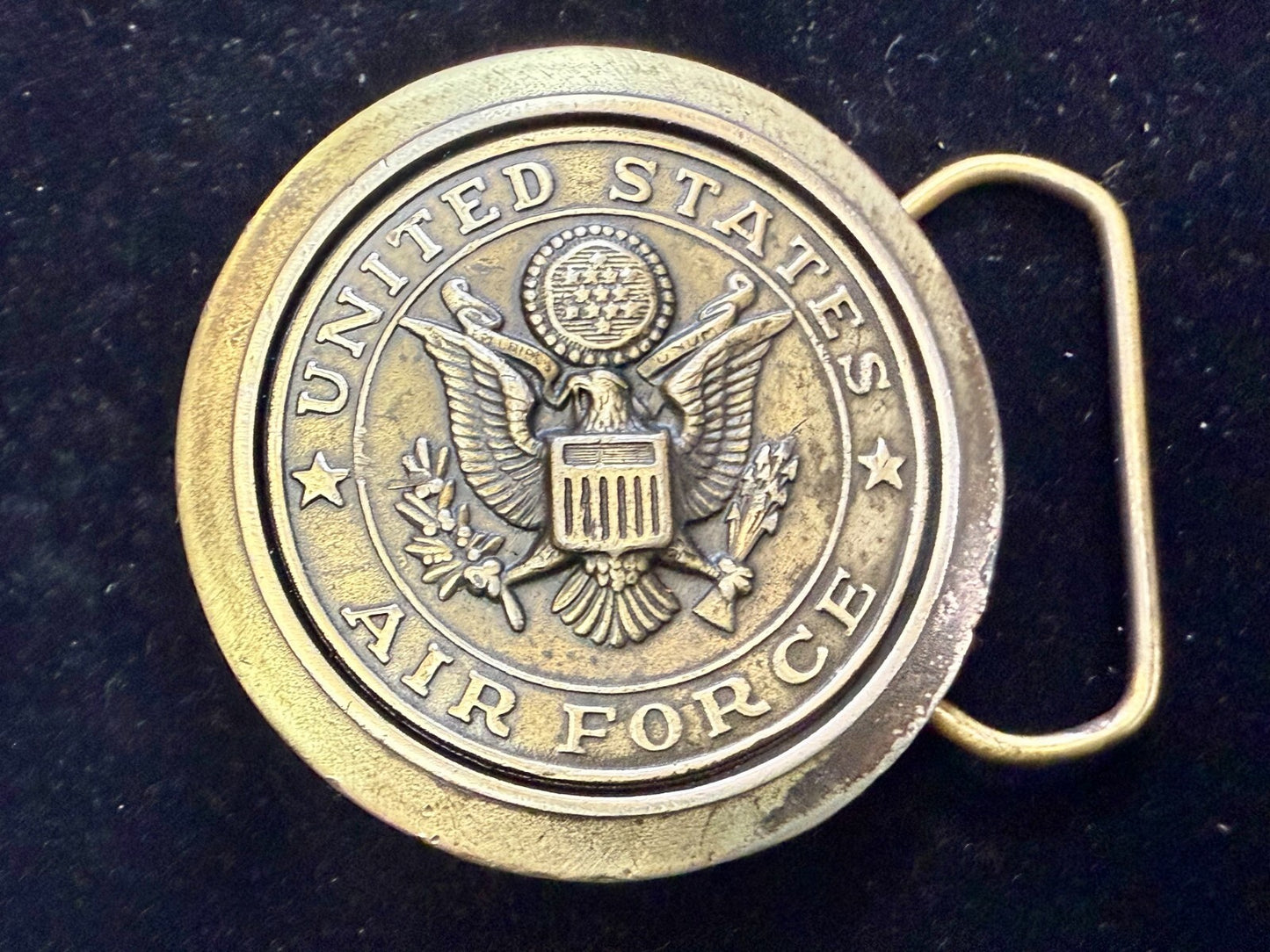 United States Air Force Vintage 1977 Limited Edition Great American Belt Buckle