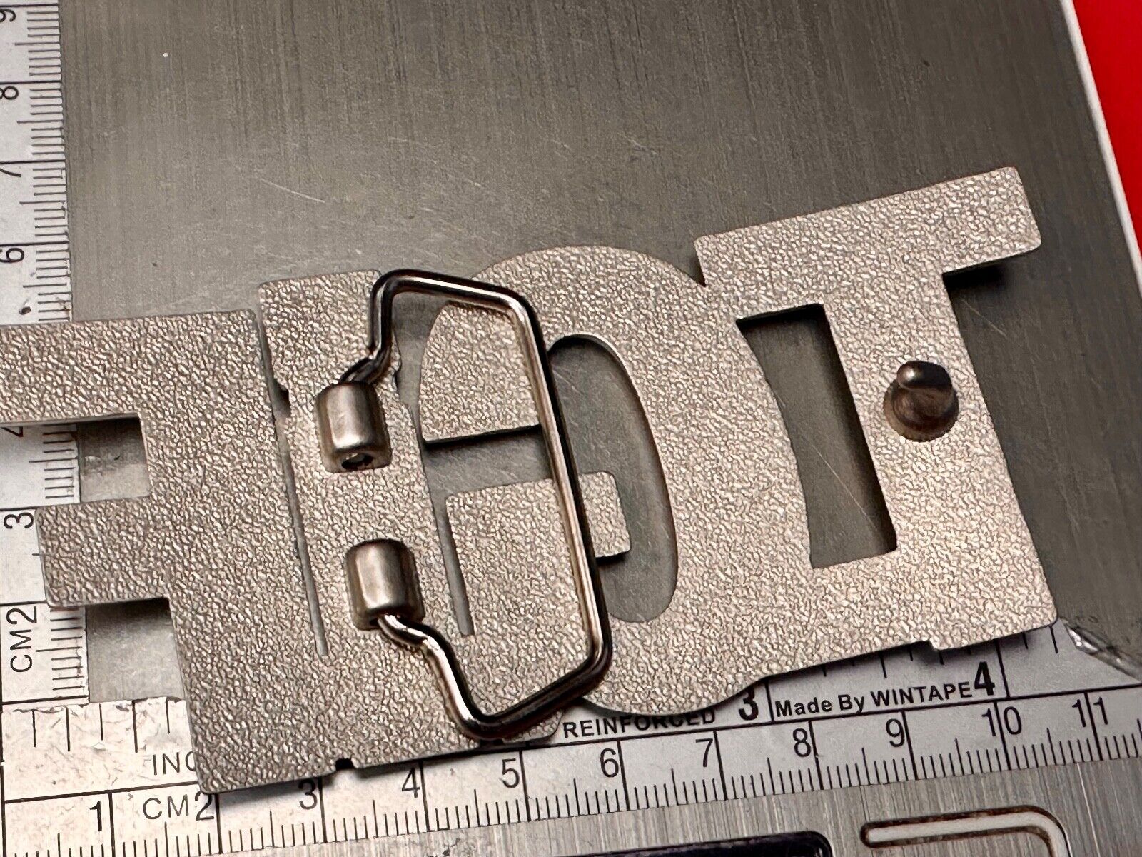 TGIF Thank God Goodness It’s Friday Block Letters Statement Novelty Belt Buckle
