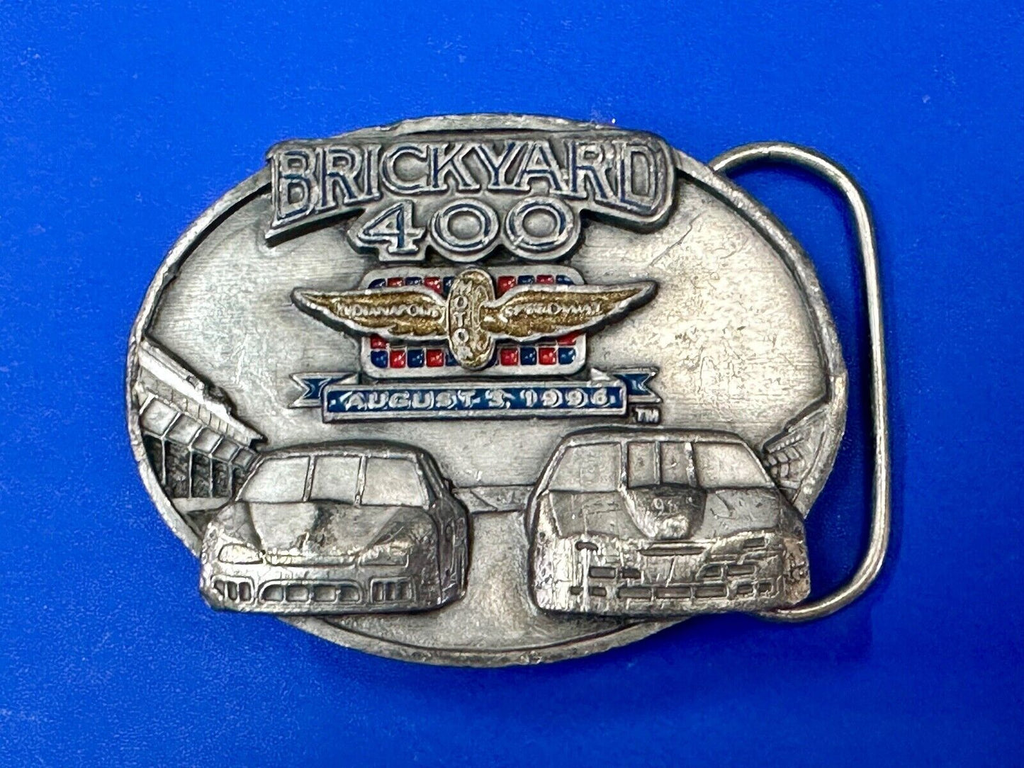vintage Indianapolis brickyard 400 1996 Commemorative Q2 Siskiyou belt buckle