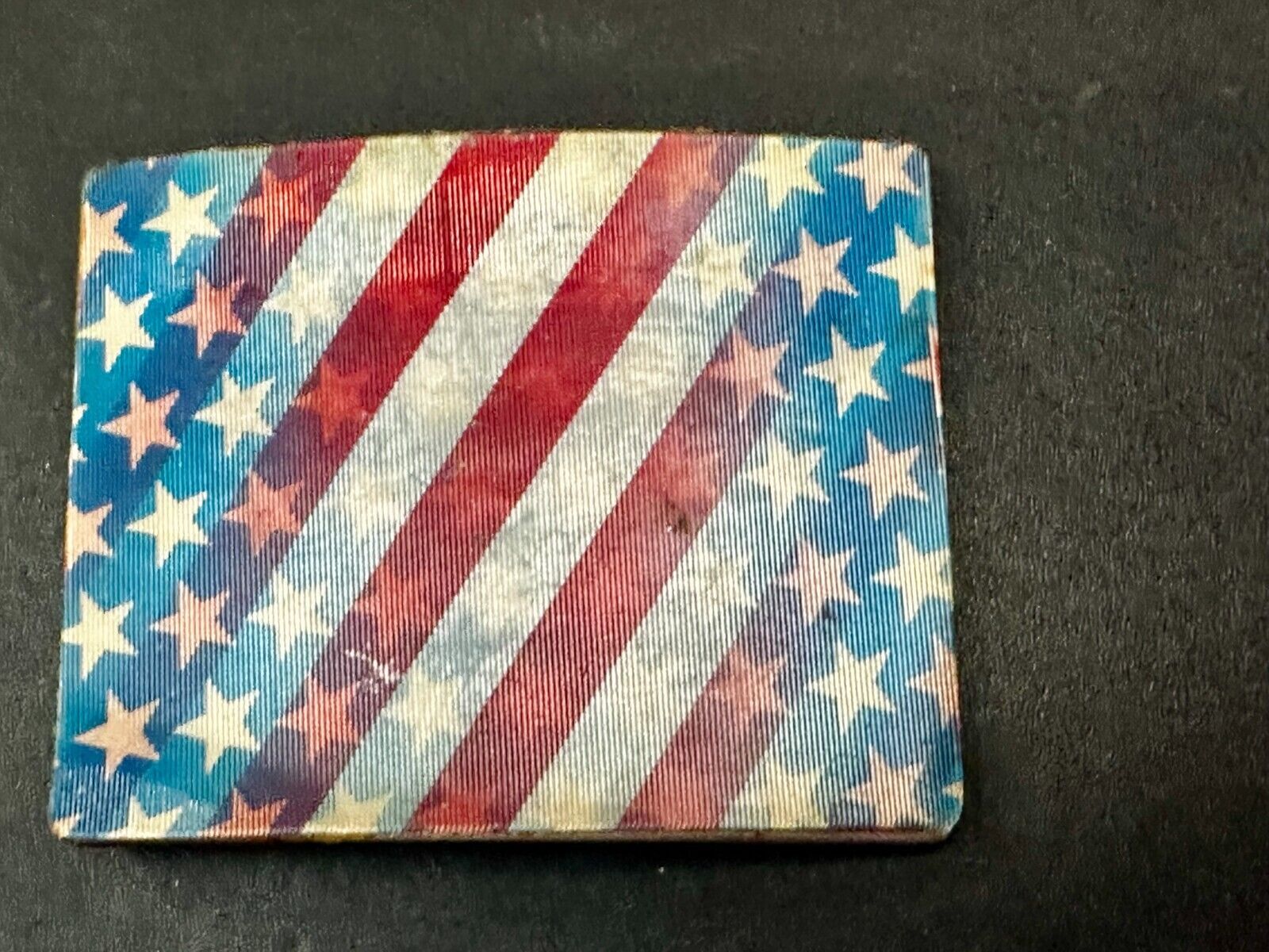 United States USA American Flag Patriotic Hologram Style Belt Buckle