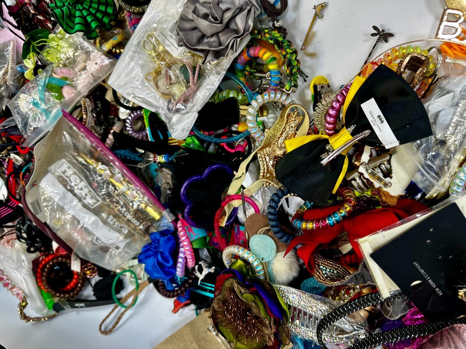 Almost 13 pounds of Hair Accessories -  Resale Bulk Lot, Junk Drawer Grab Bag