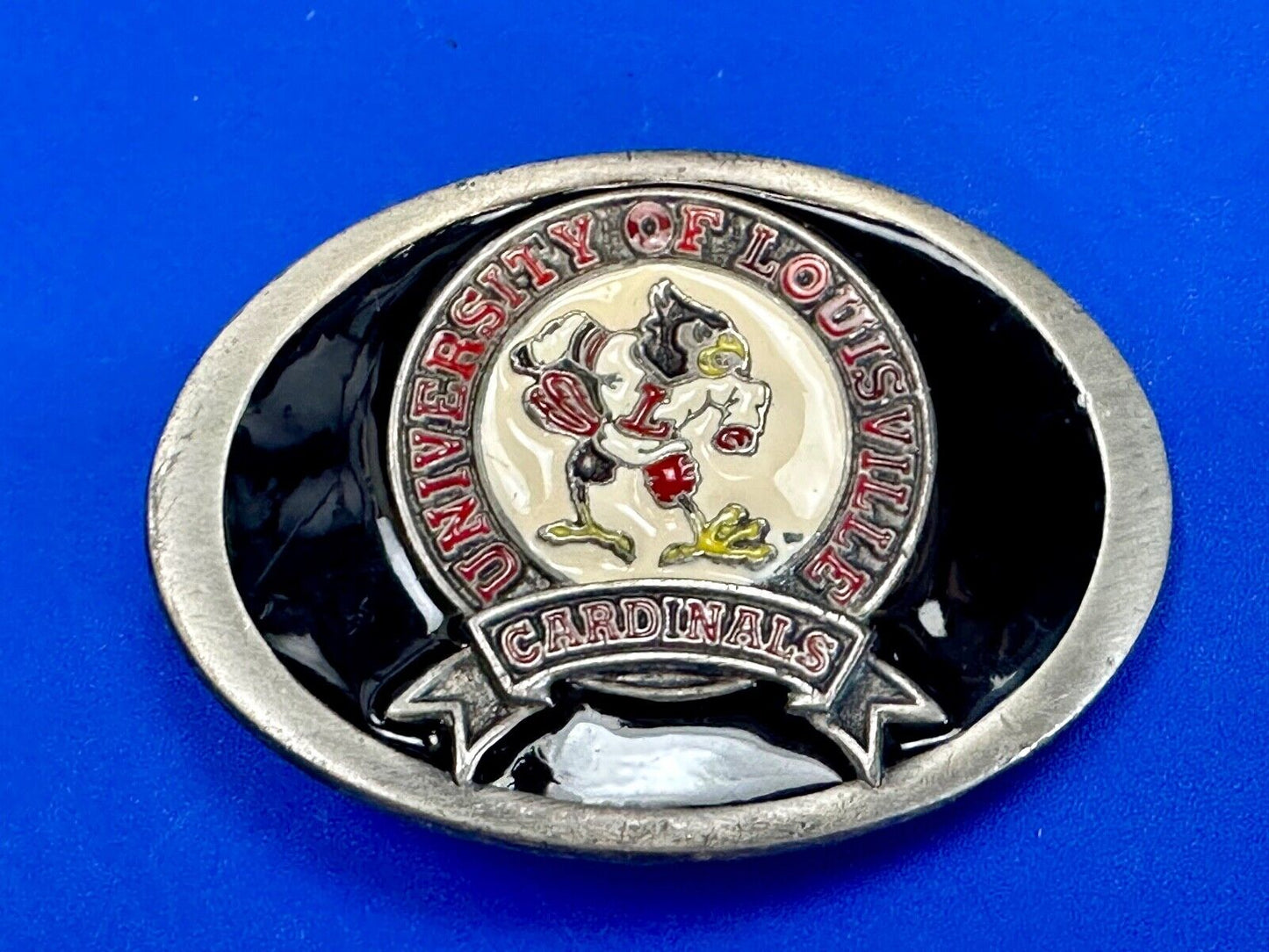 University of Louisville Cardinals Vintage 1992 Great American belt buckle Co.