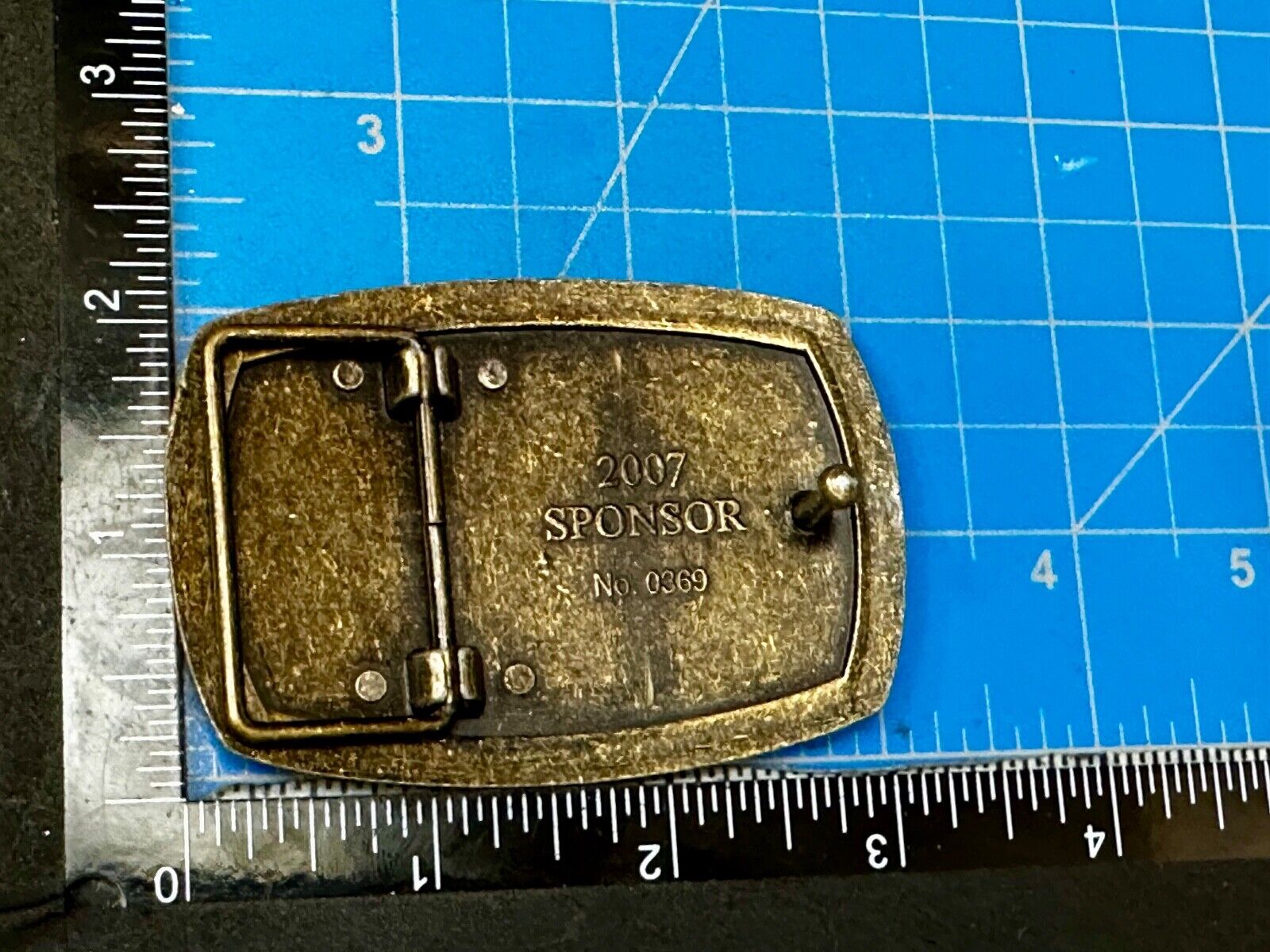 The American Veterans Disabled for life Memorial Commemorative Belt Buckle