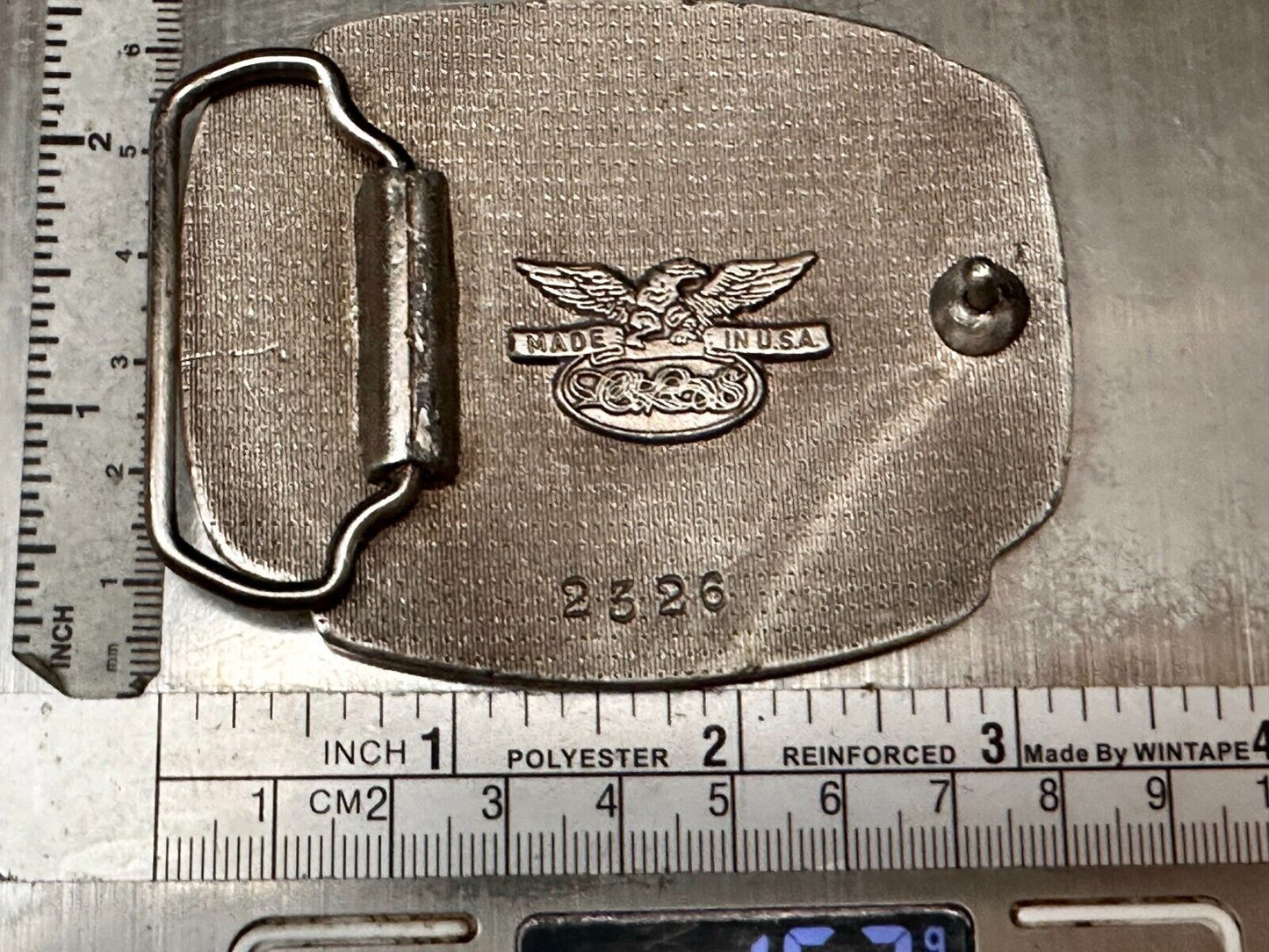 Vietnam Veteran We Served Our Time in Hell USA Made Belt Buckle of America