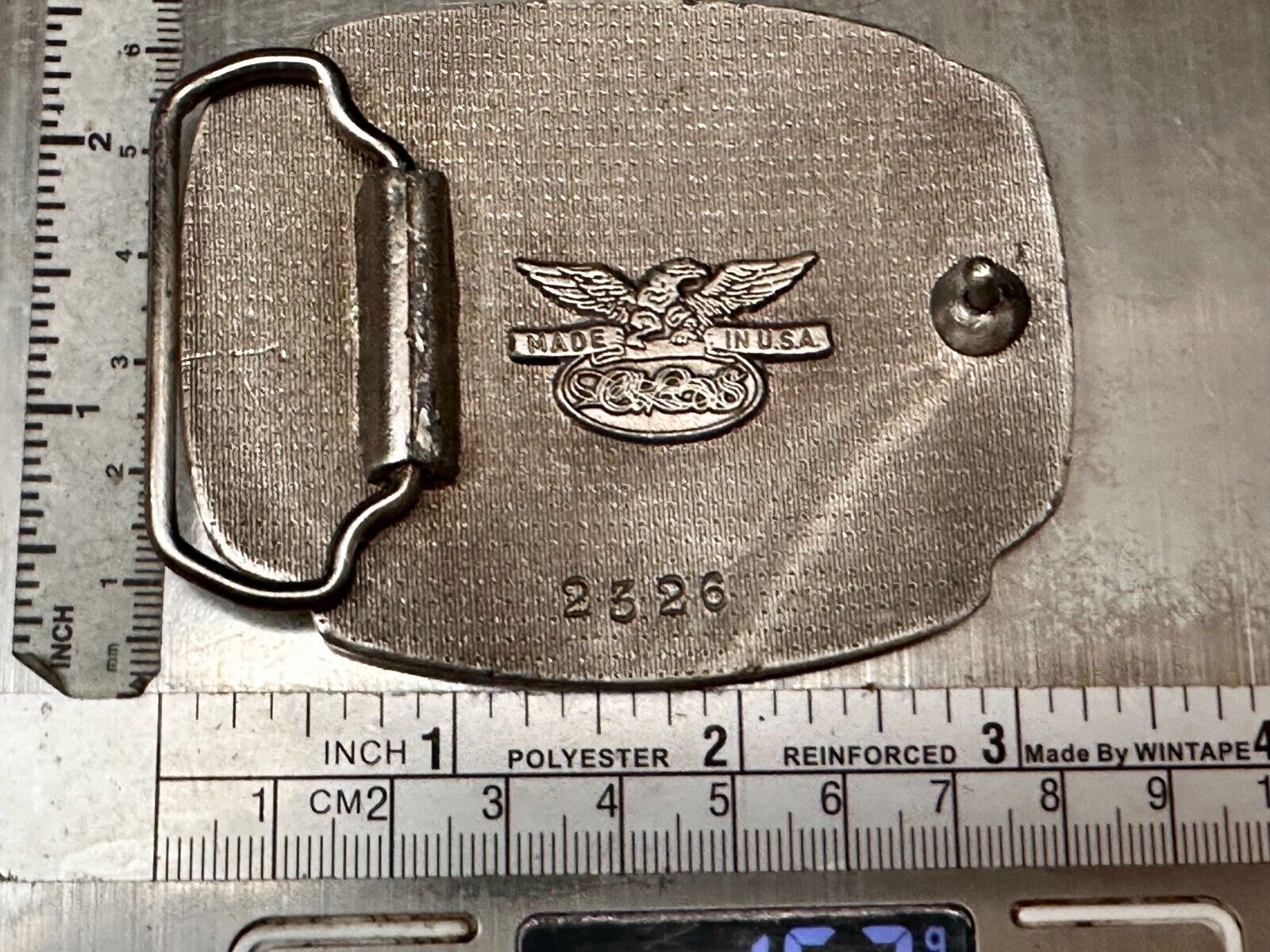 Vietnam Veteran We Served Our Time in Hell USA Made Belt Buckle of America
