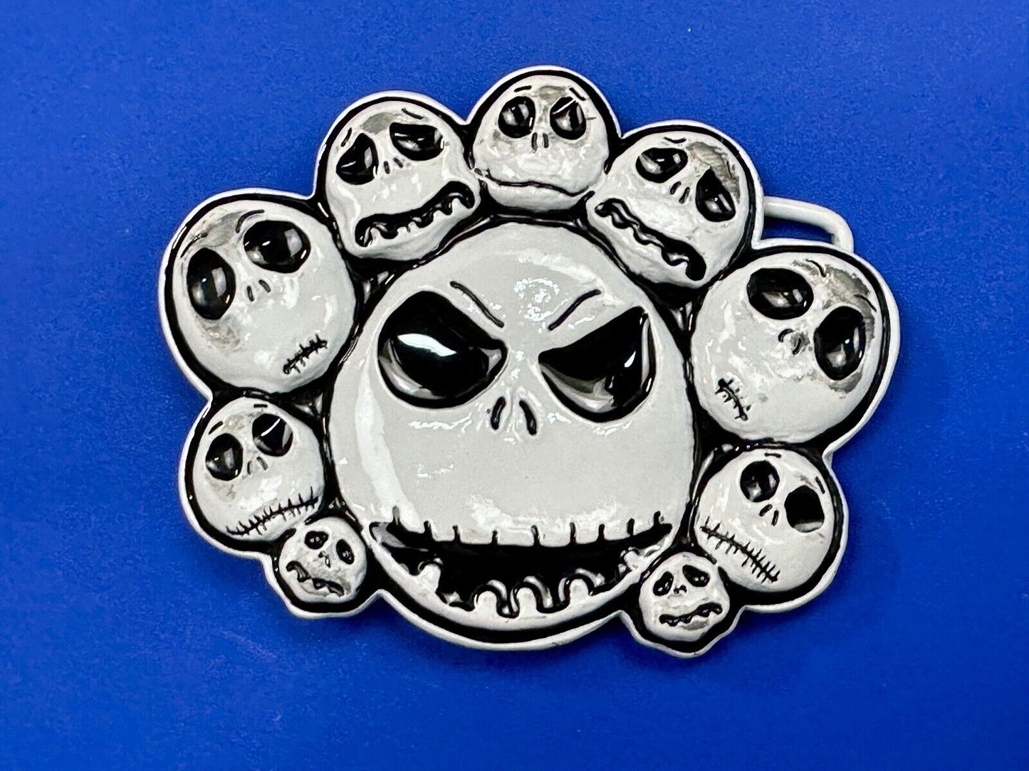 Tim Burtons The Nightmare Before Christmas Multiple Skulls belt buckle - Disney