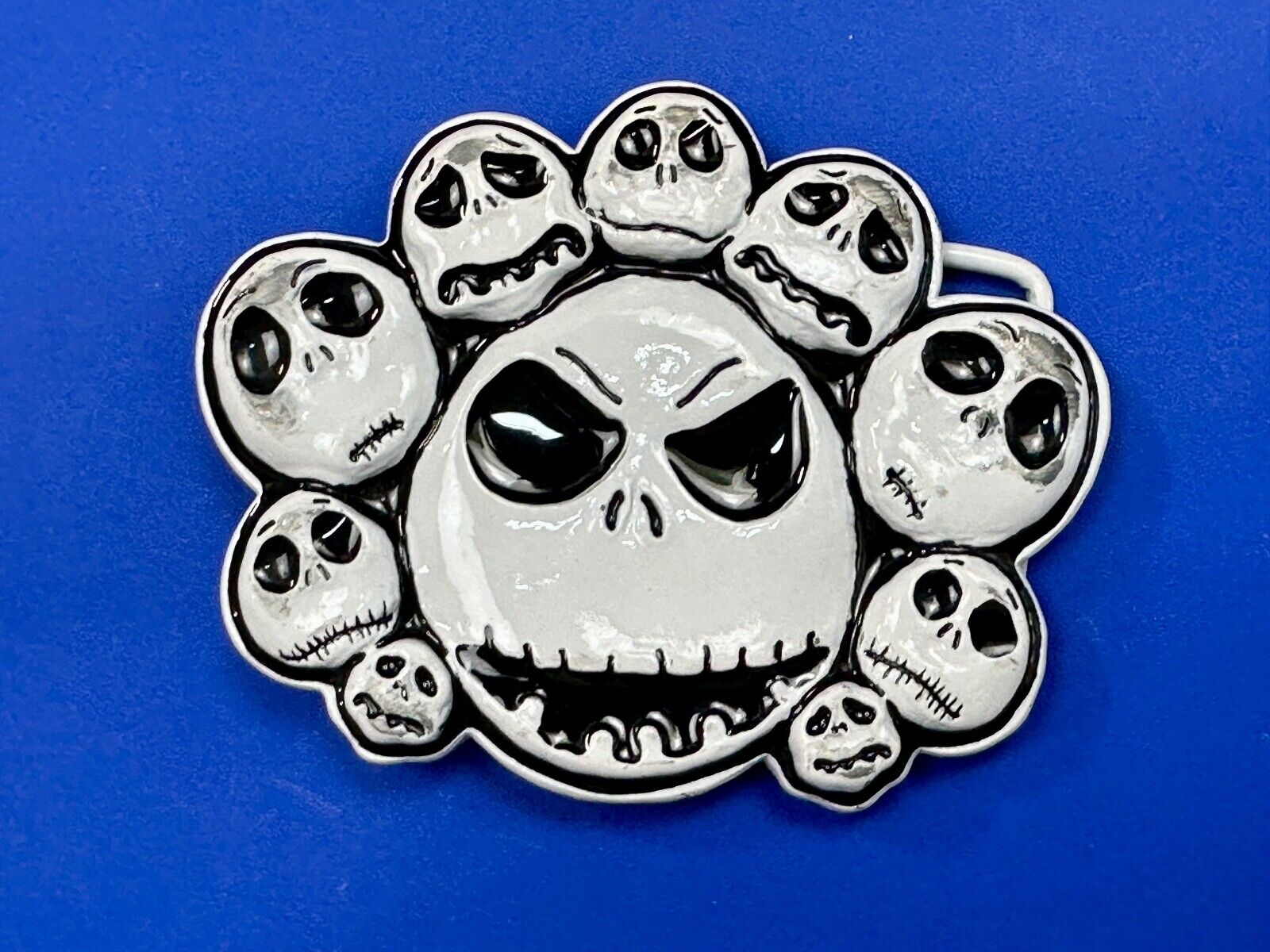 Tim Burtons The Nightmare Before Christmas Multiple Skulls belt buckle - Disney