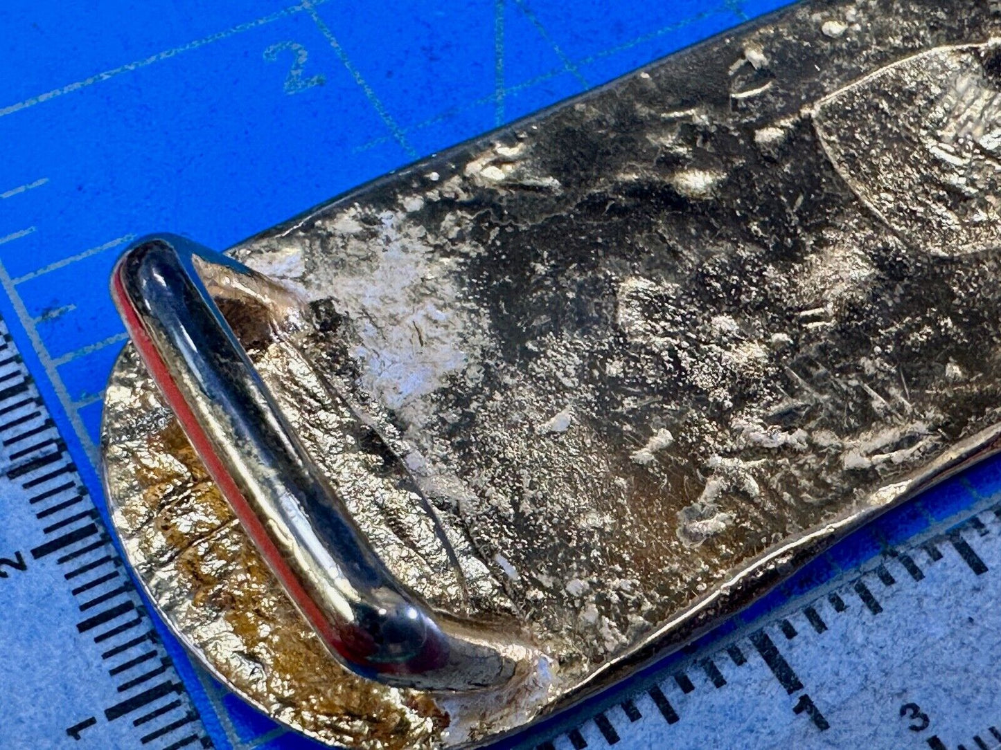 unique gold tone long skinny dress style belt buckle