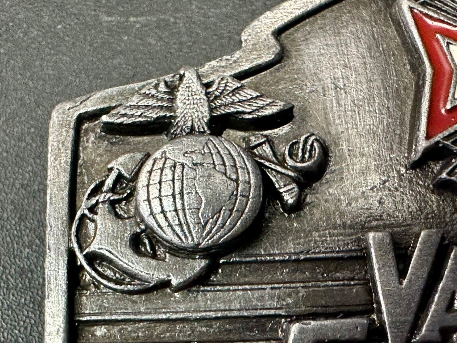 VFW Foreign Wars Veterans Vtg. Vanguard Excellence Award Siskiyou Belt Buckle