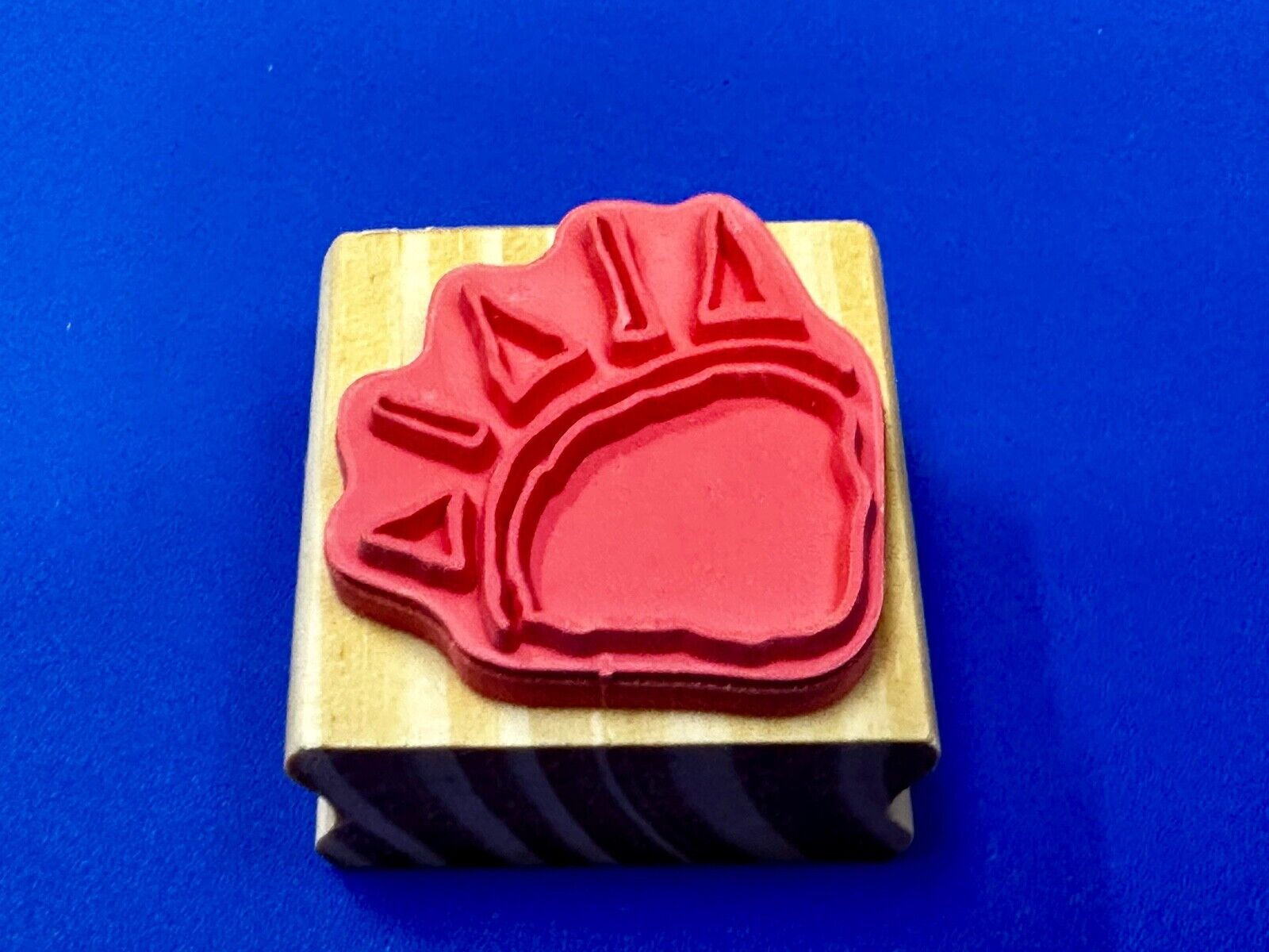 Bear Animal Paw Print - NOS 1.5" Rubber Stamp for Crafting and Card Making