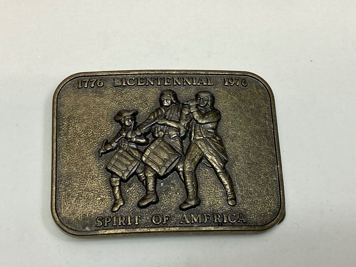 United States Of America Bicentennial 1776-1976 Spirit Of America Belt Buckle