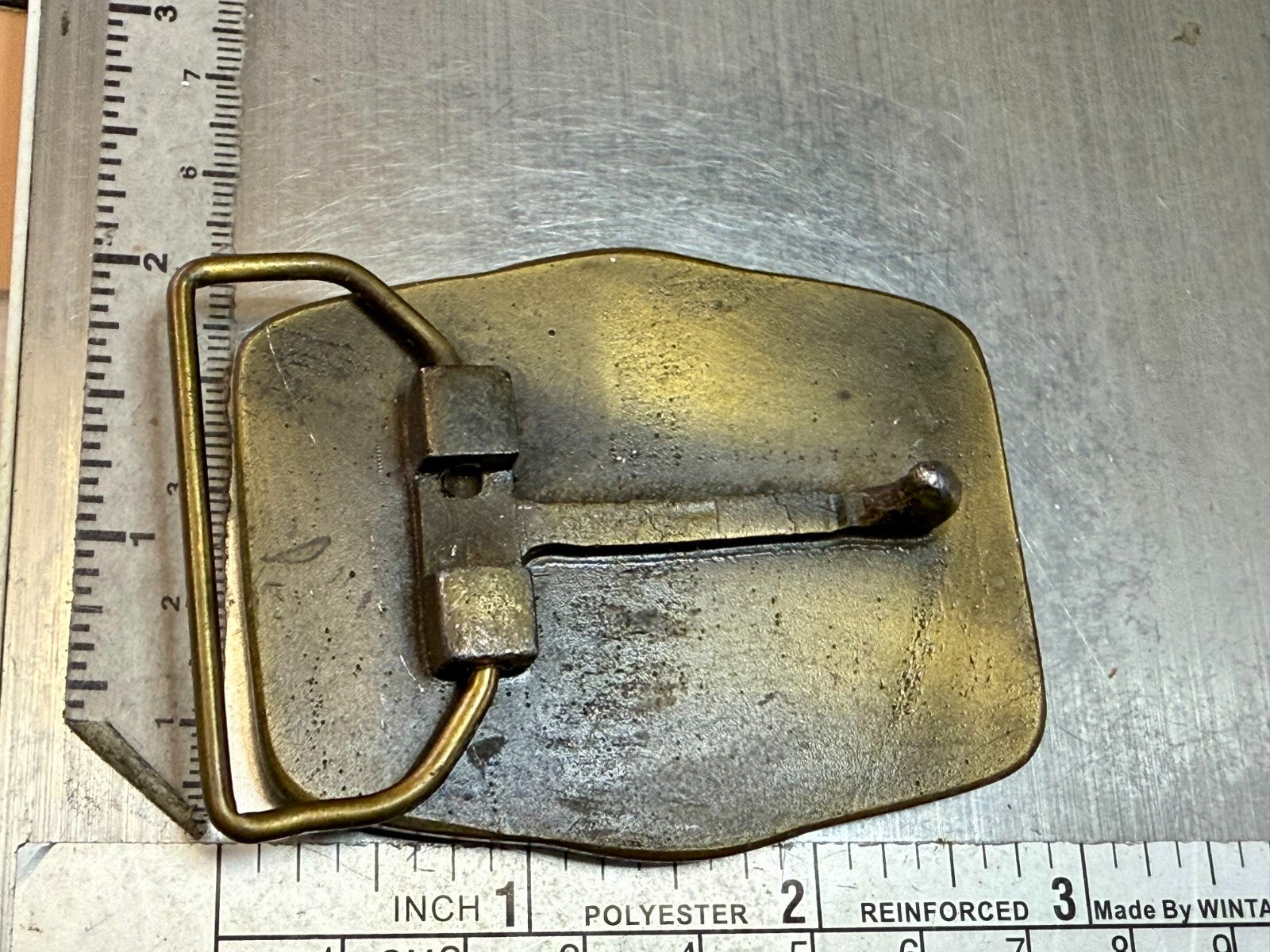 United States Army Armed Forces Commemorative Brass Tone Vintage Belt Buckle