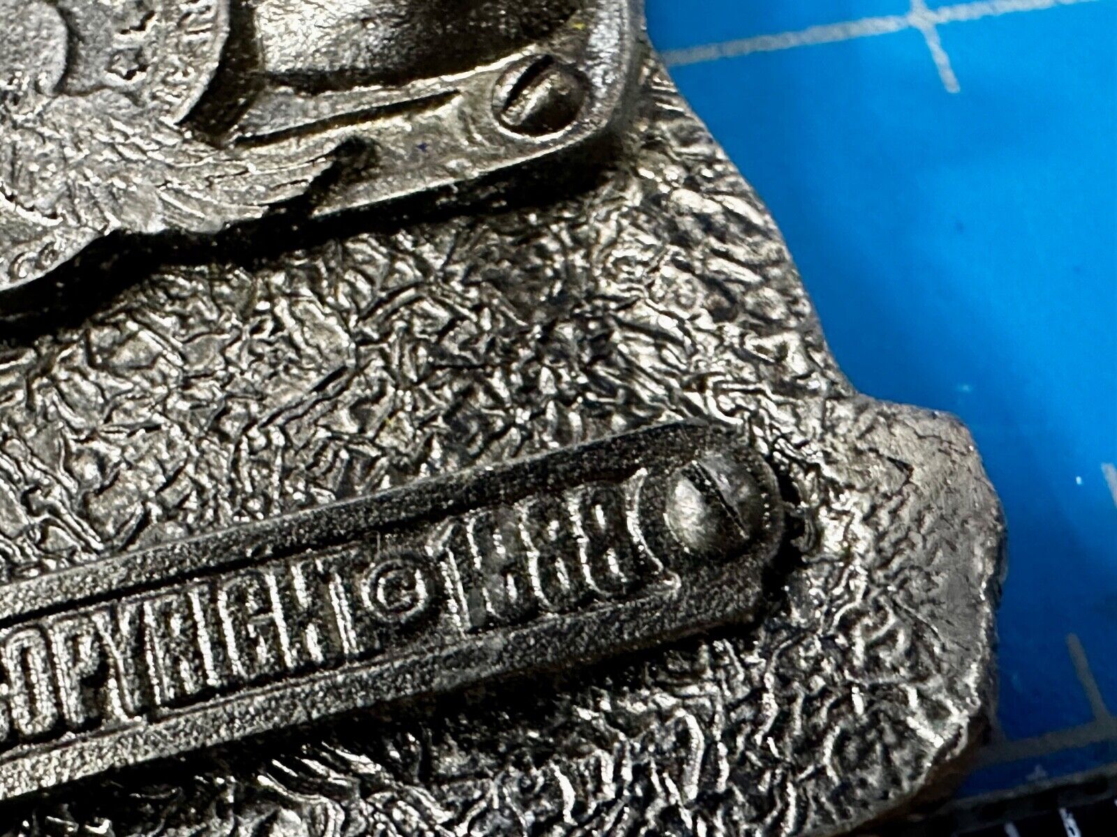 Alligator Crocodile Reptile Wildlife VTG 1988 Belt Buckle The Great American Co.
