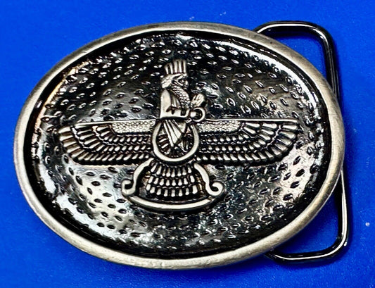 Unique King Thunderbird Wings? .  Unknown to me vintage belt buckle