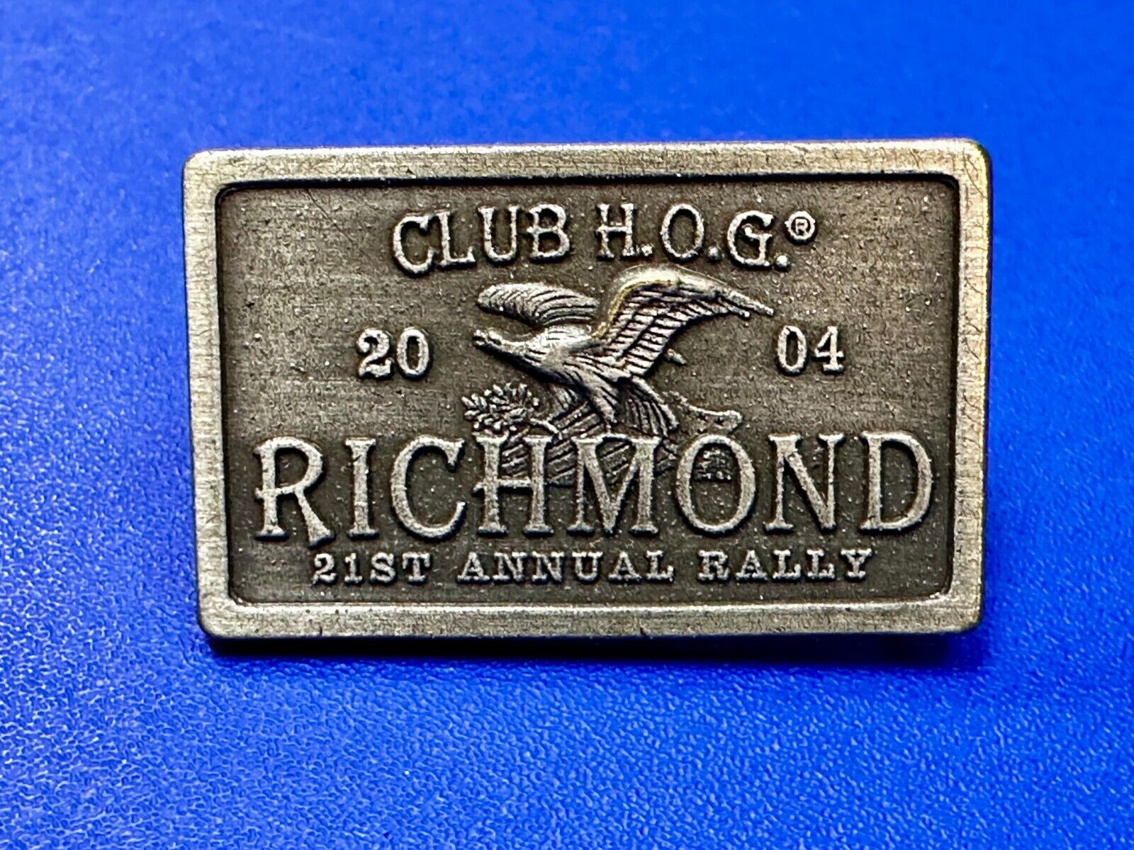 Club Hog 2024 Richmond 21st Annual Rally Harley Davidson Jacket Vest Pin