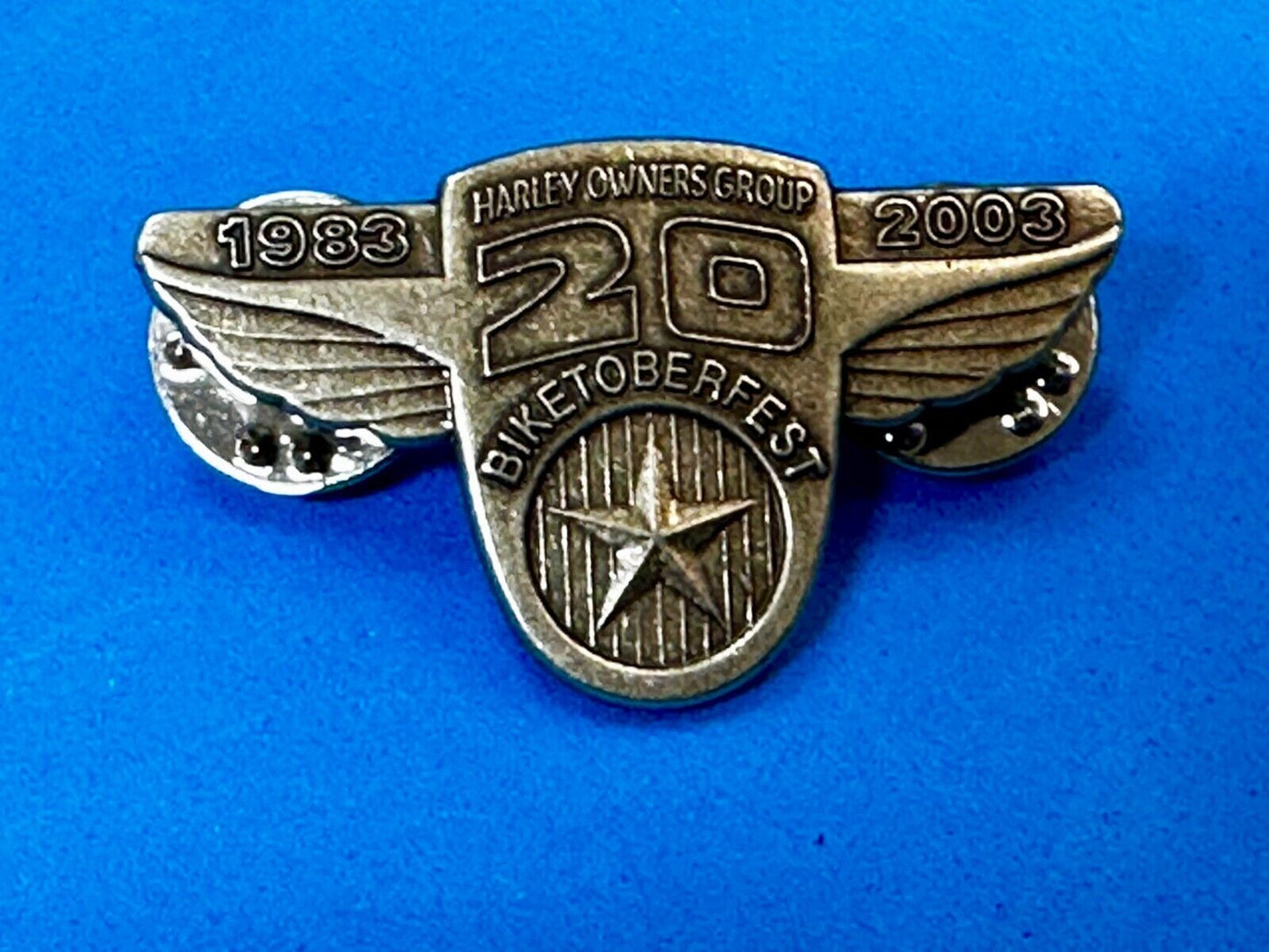 BikeToberfest 20 year Celebration 2003 Harley Davidson Motorcycles Pin
