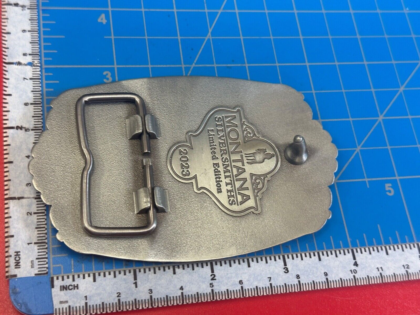 2023 PENDLETON WHISKY BELT BUCKLE MONTANA SILVERSMITHS COWBOY RODEO IN PACKAGING