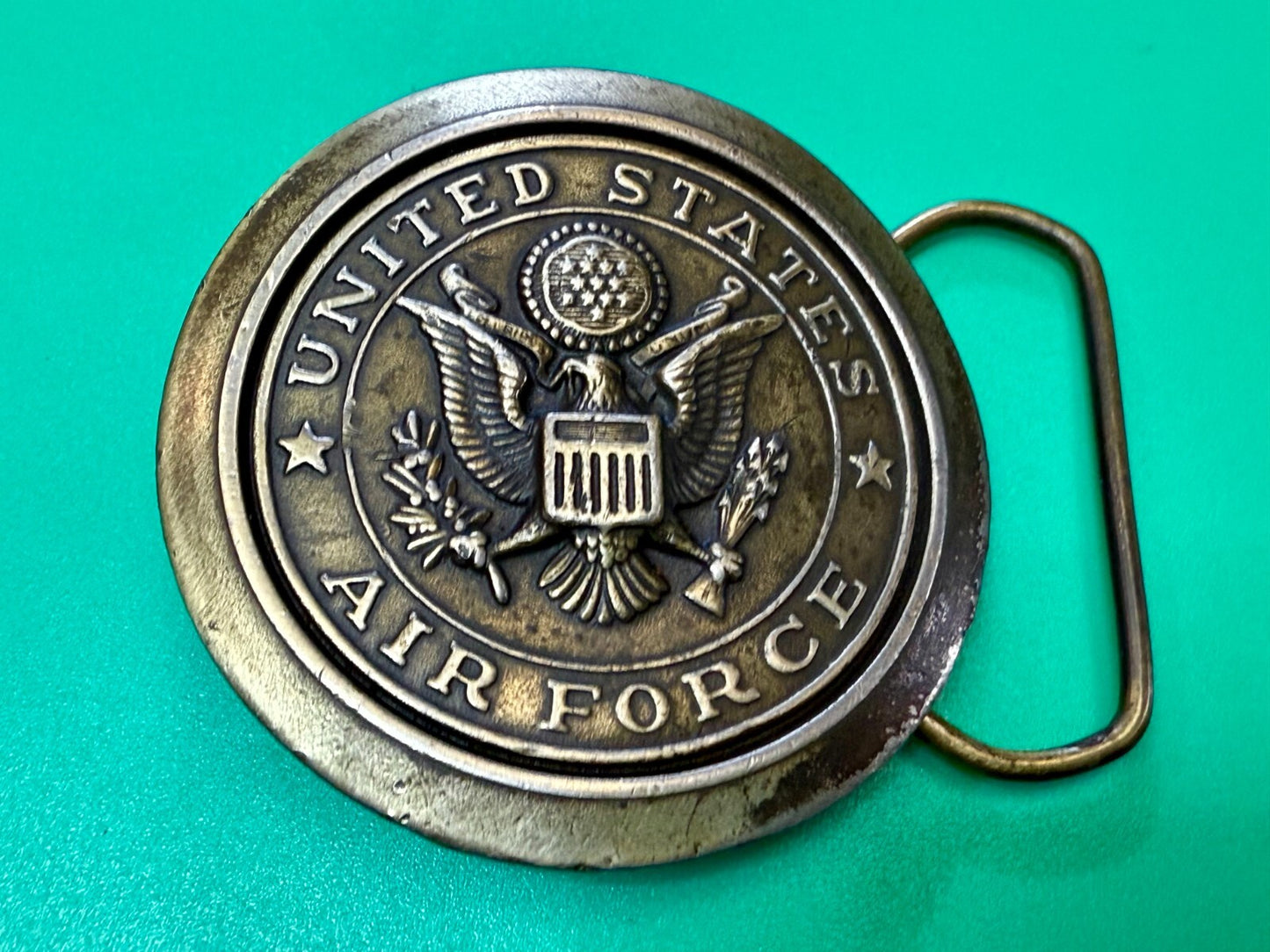 United States Air Force Vintage 1977 Limited Edition Great American Belt Buckle