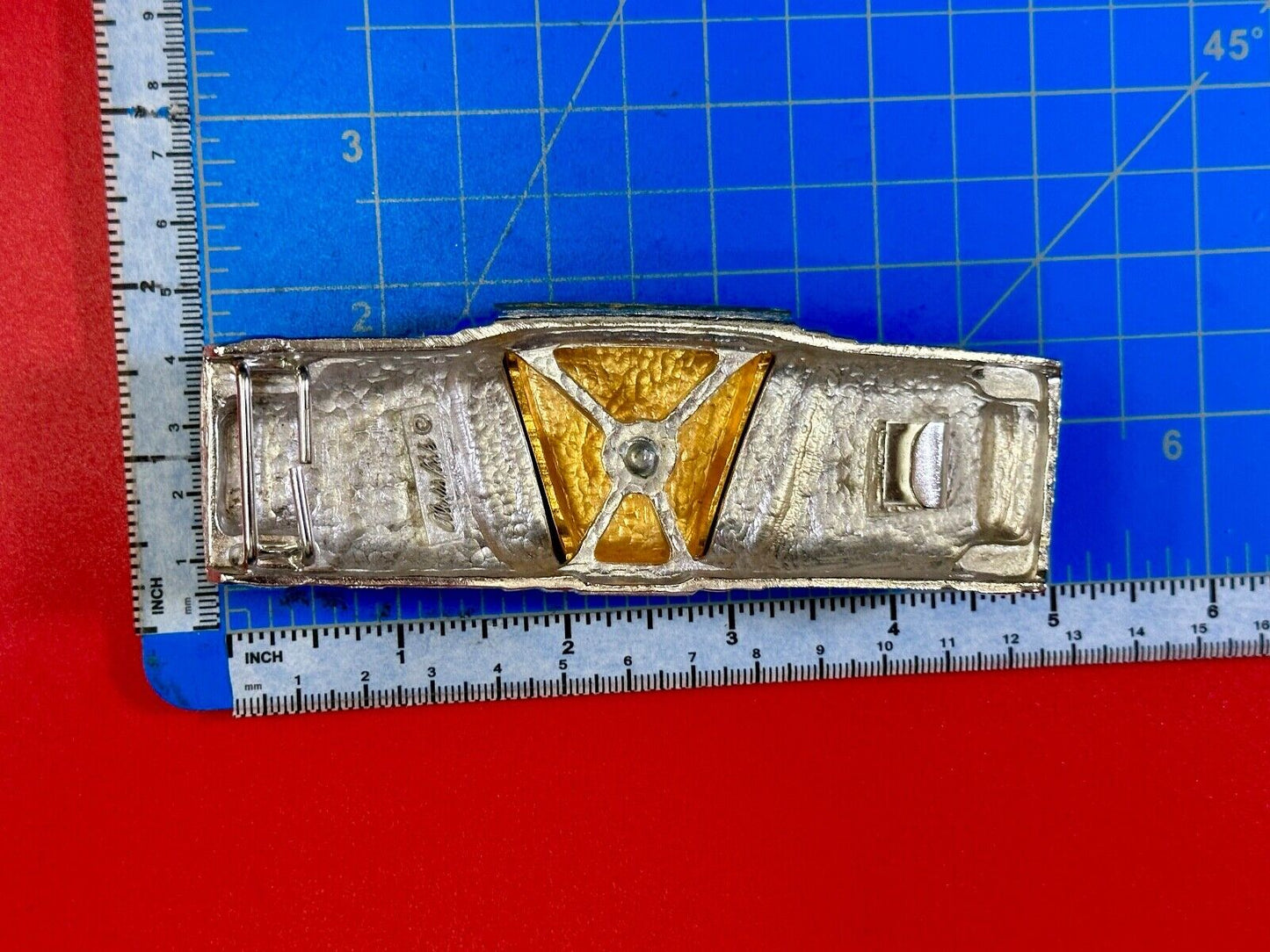 Alexis Kirk signed Mixed color large mixed color Interlocking belt buckle