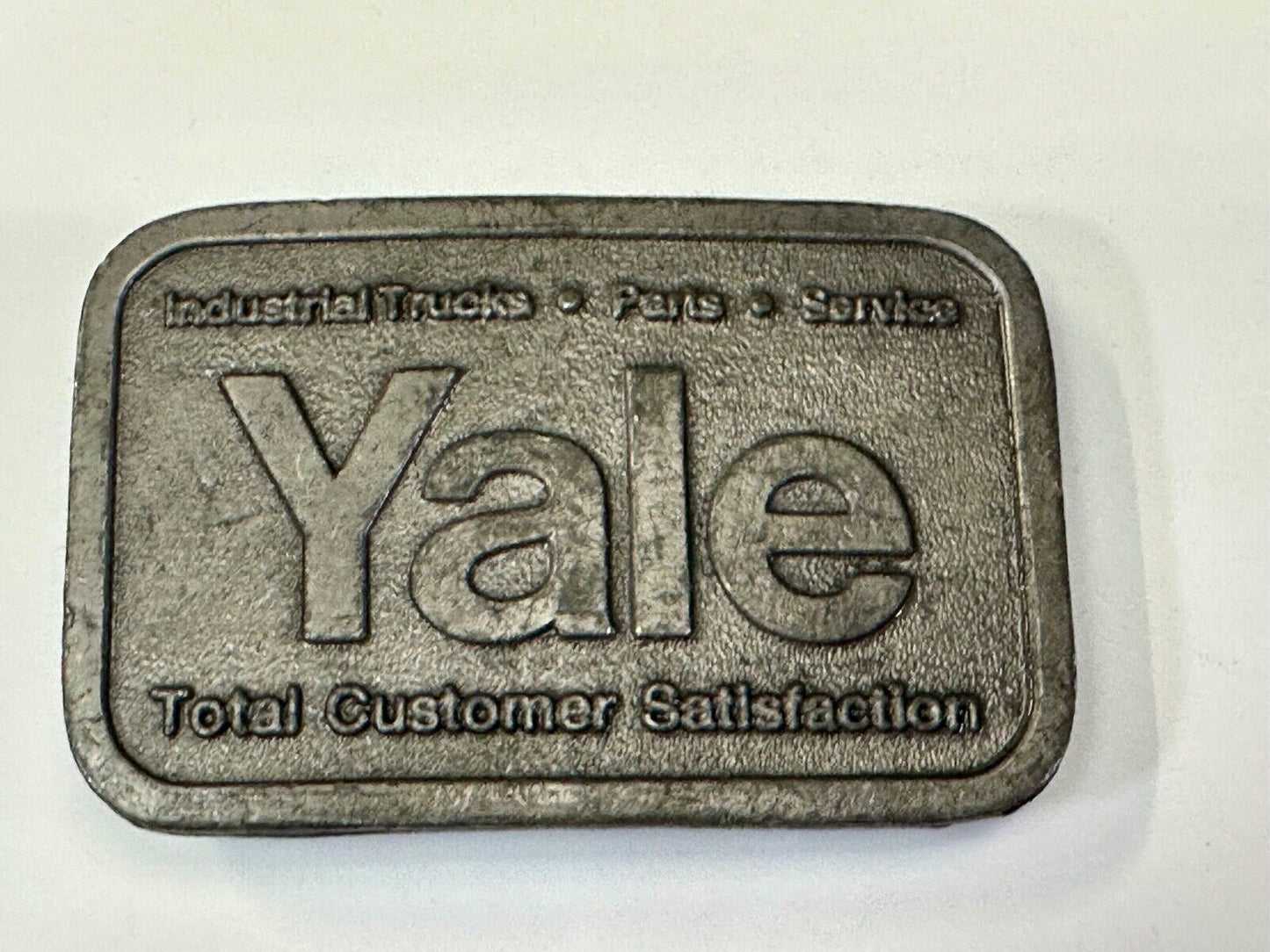 YALE Trucking Industrial Parts Service Total Customer Satisfaction belt buckle