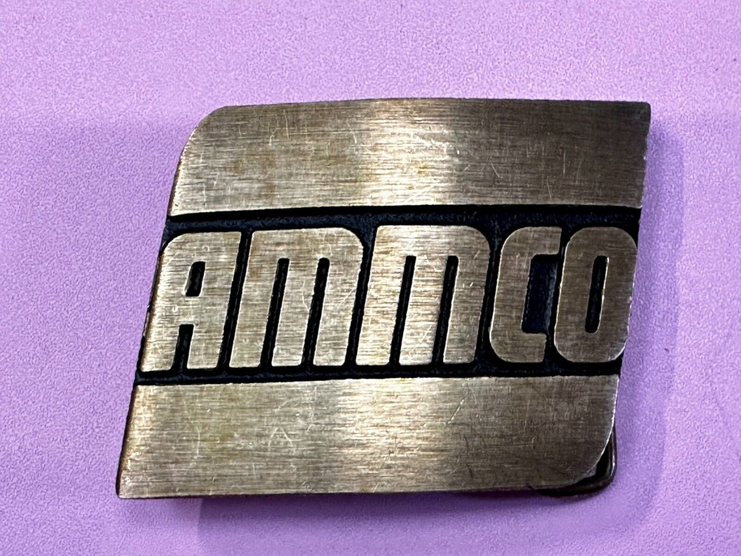Ammco Solid Brass Transmition Brake Auto Car Shop Belt Buckle By Dynabuckle