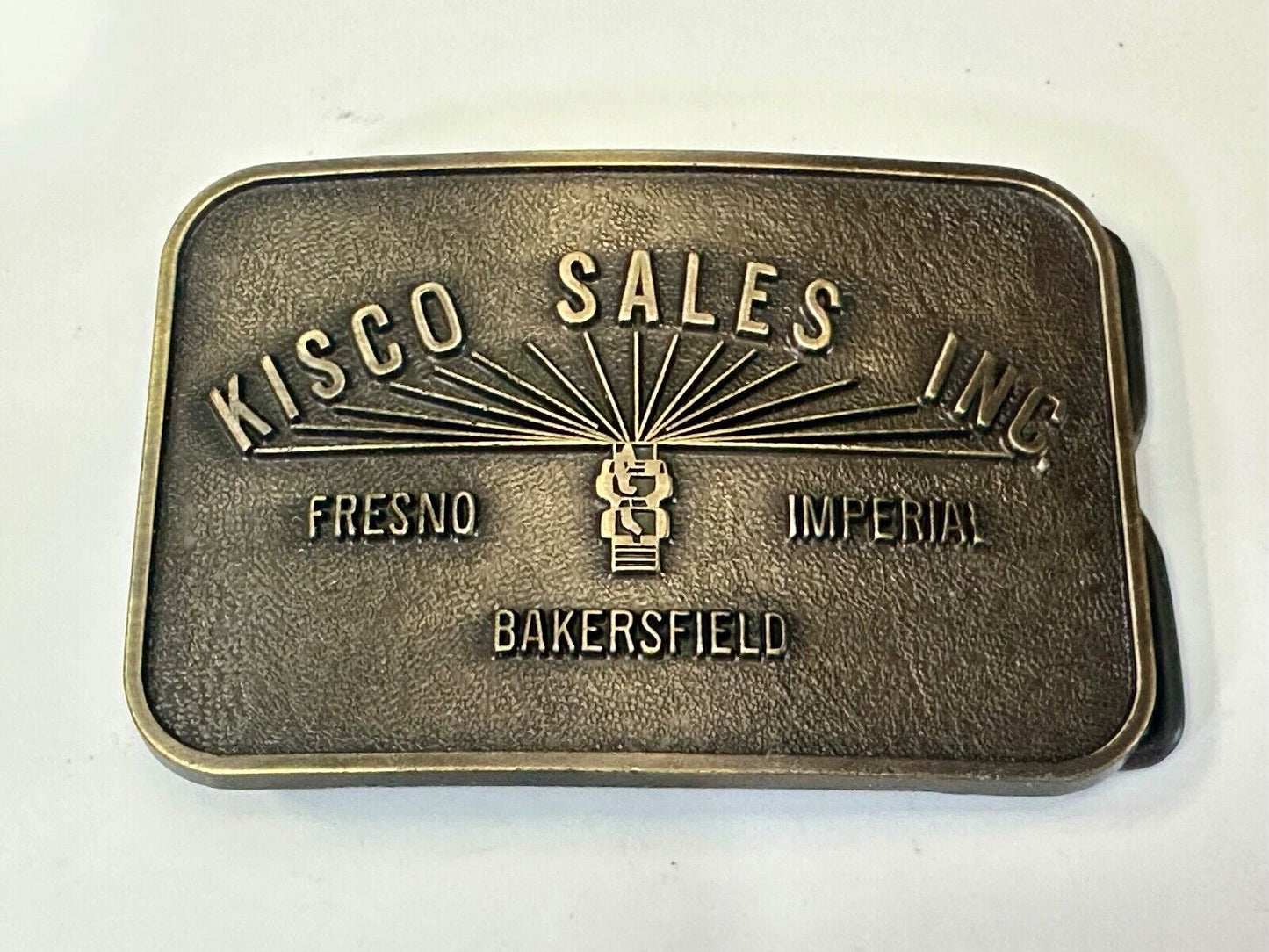 Cisco Sales Inc - California Co Fresno Bakersfield Imperial NOS Belt Buckle