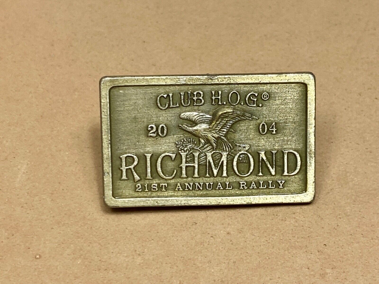 2004 Richmond Virginia Harley Davidson HOG Annual Rally Motorcycle Pin