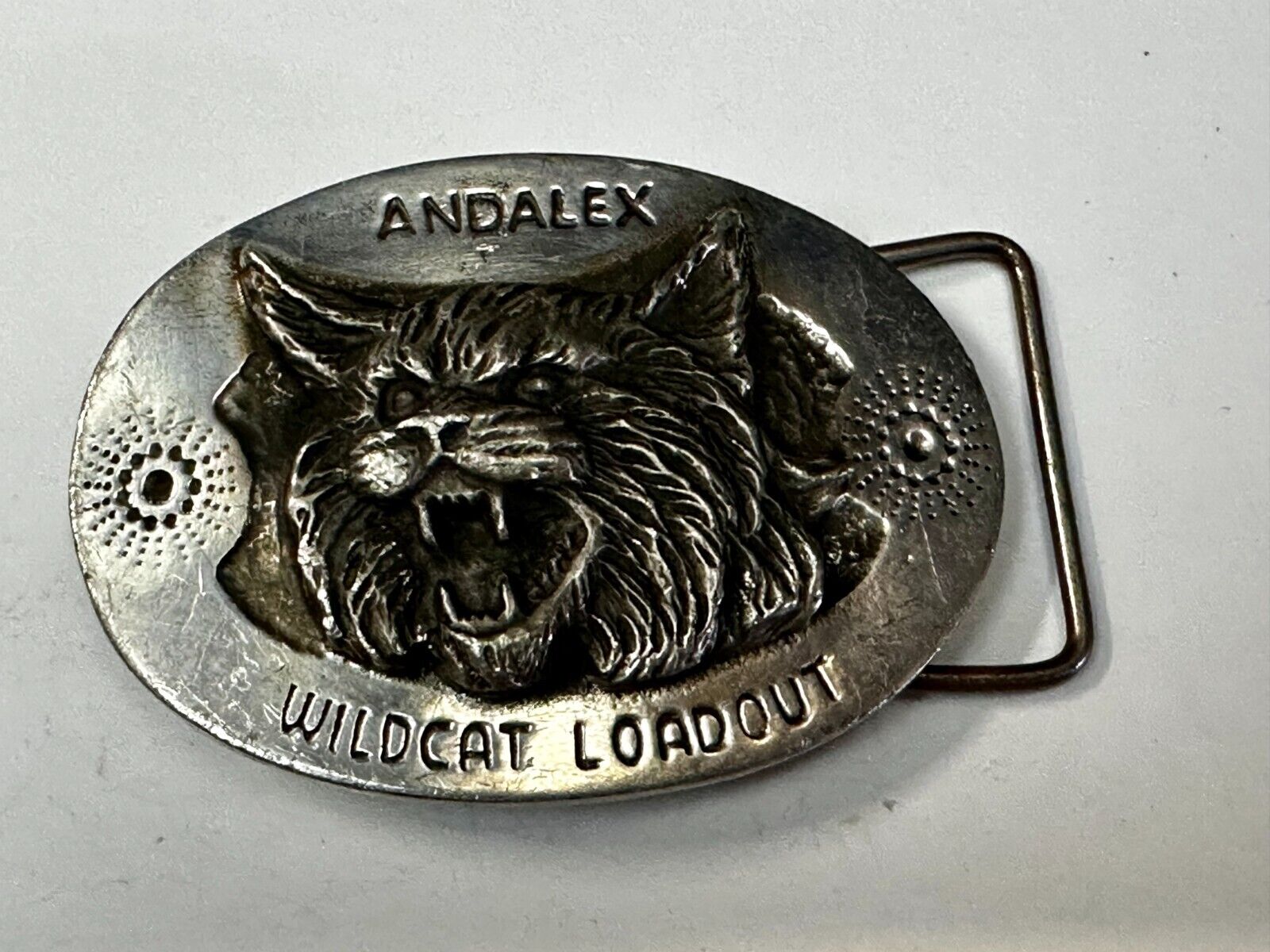 Andalex Wildcat Loadout Vintage Belt Buckle by Sculpture Artist Gary Frazen