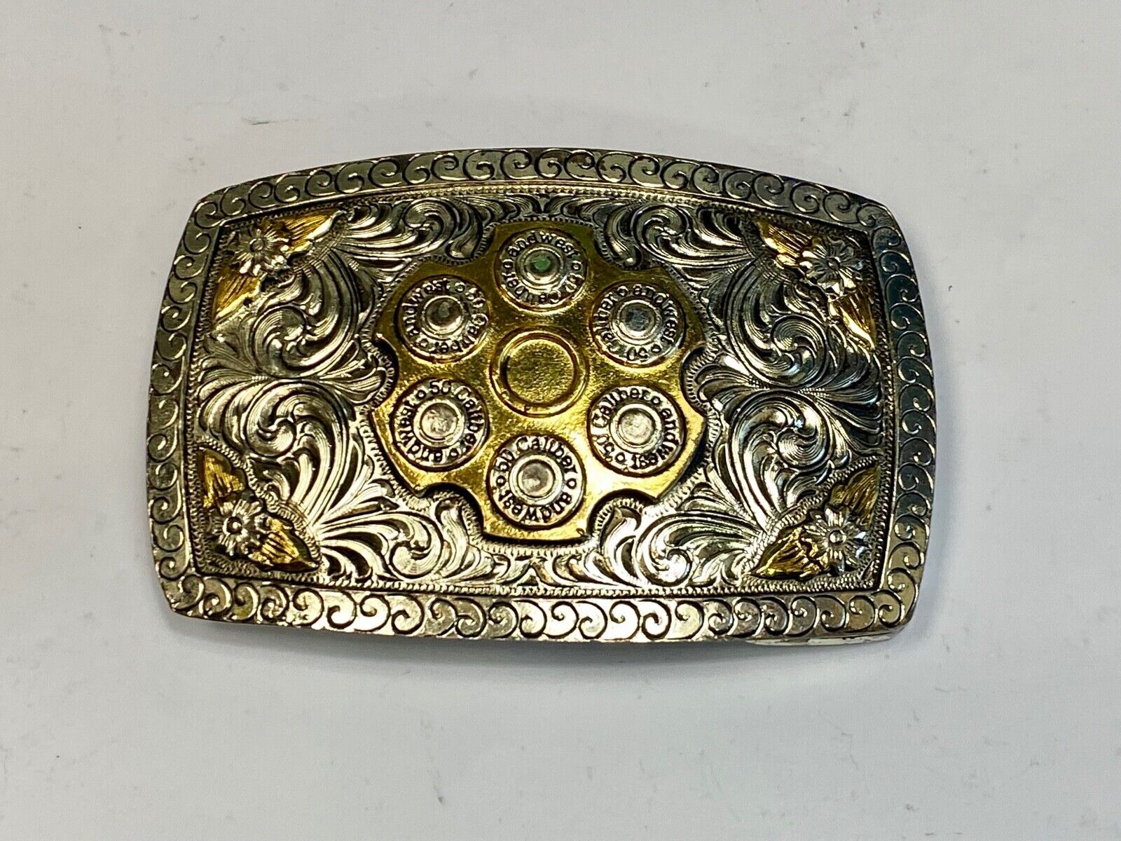 50 & 60 Caliber Unique Semi-Automatic Sniper Rifles Sub Machine Gun Belt Buckle