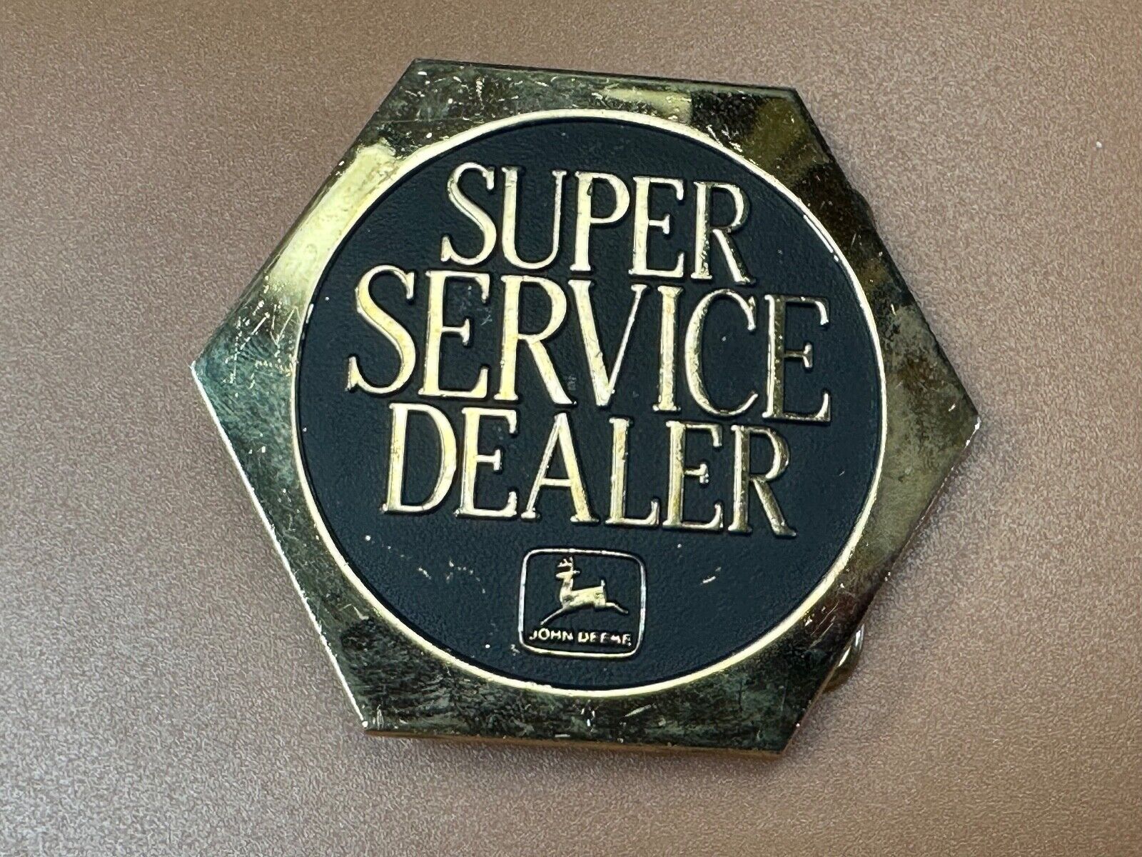 1988 John Deere & Co  Tractor Super Service Dealer Vintage belt buckle