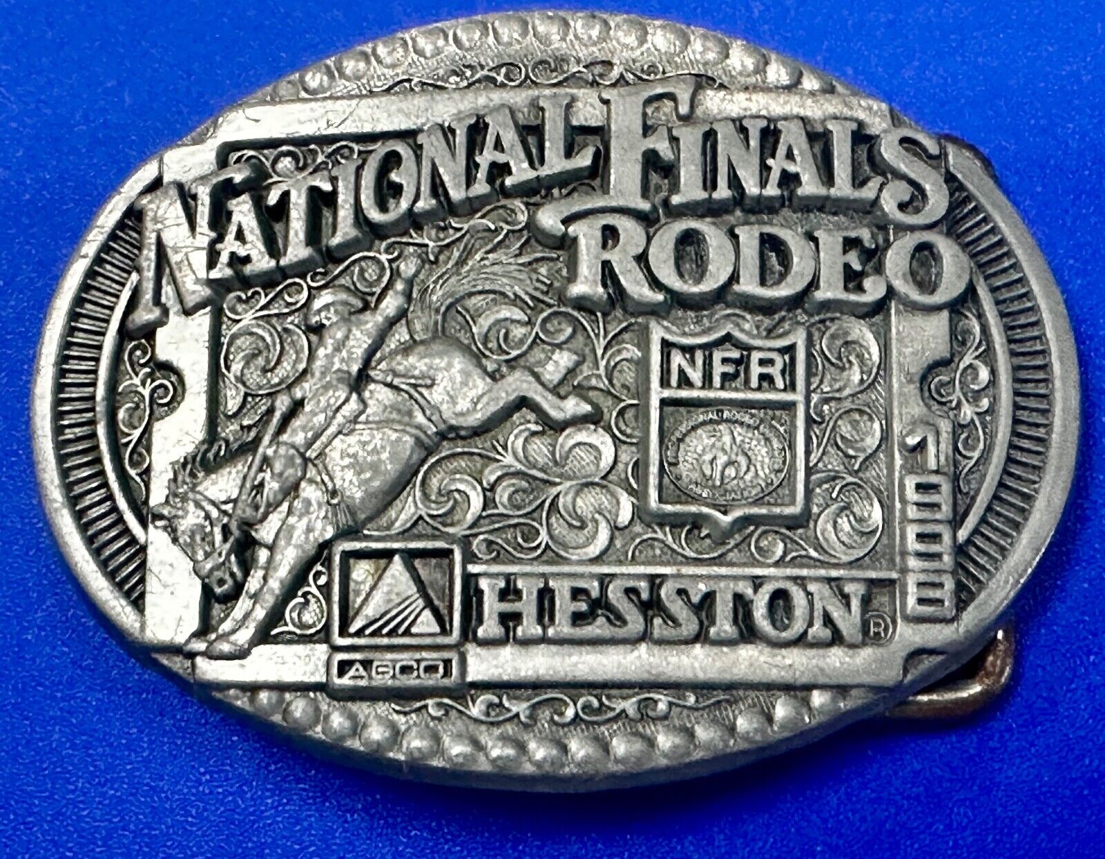 1998 NFR National Finals Rodeo  NOS Youth Size ADM Commemorative Belt Buckle