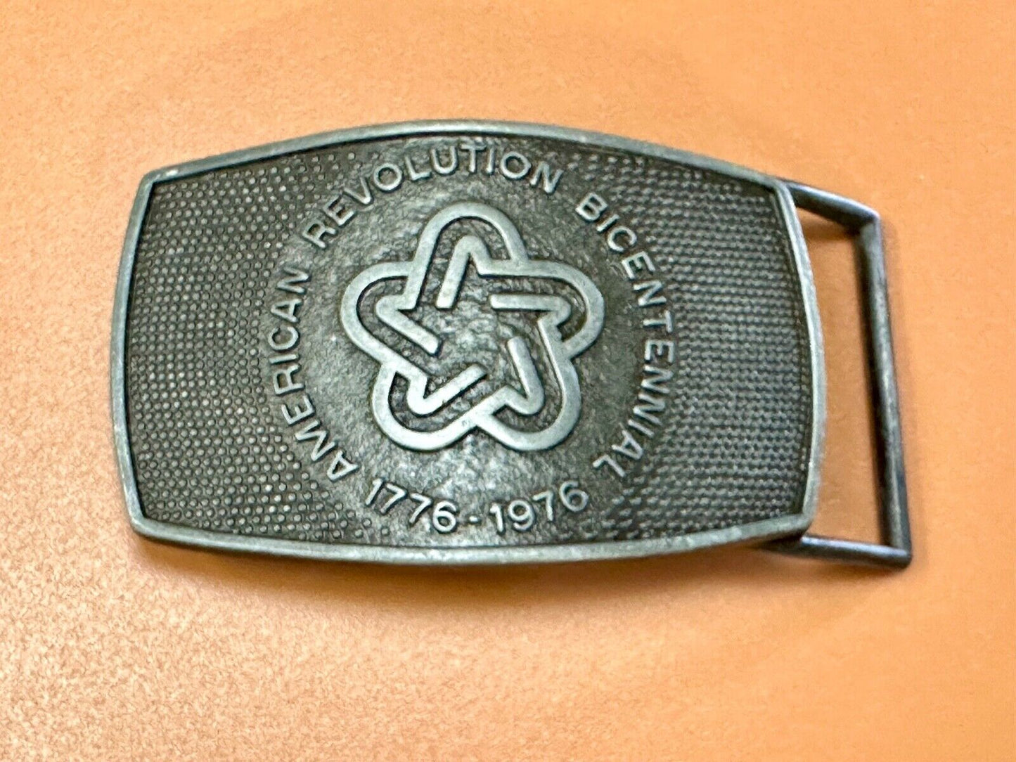 American Revolution Bicentennial Celebration Patriotic Vintage 1976 belt buckle