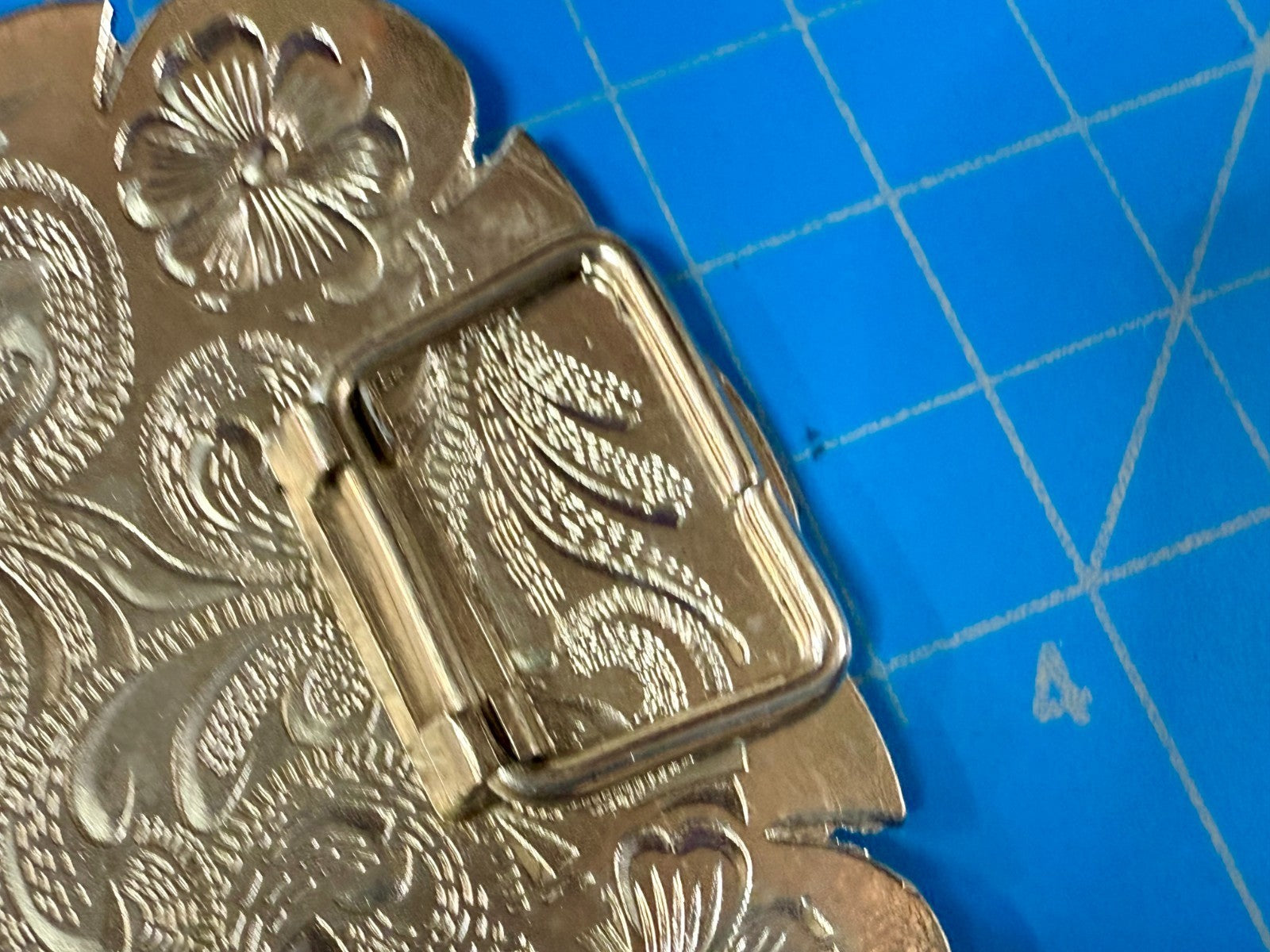 Artisan? Engraved Silver Color Western Framed Belt Buckle for 3/4" Belt 