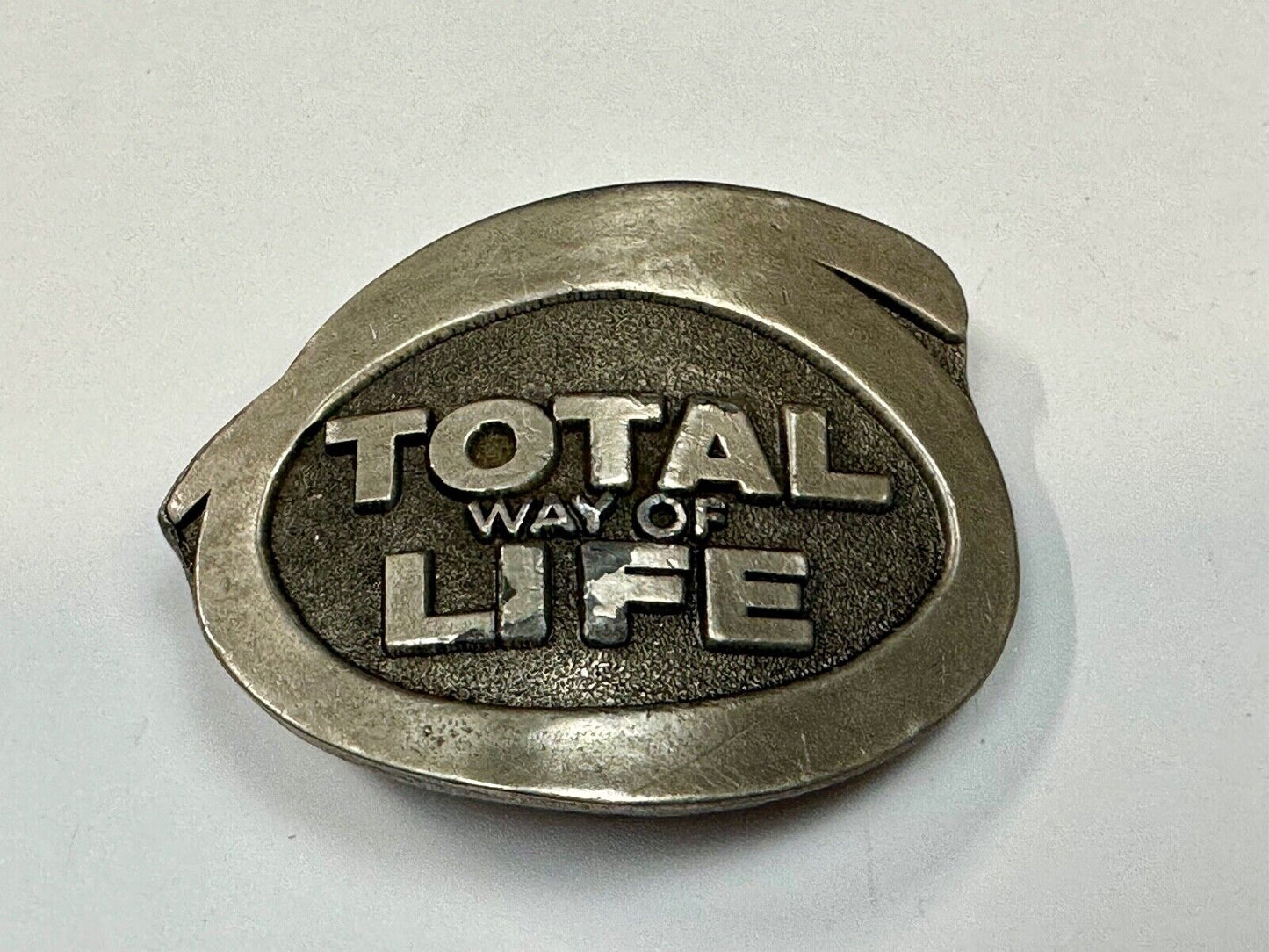 Total Way of Life Lewis Buckles Belt Buckle Midway Independent Life 1976
