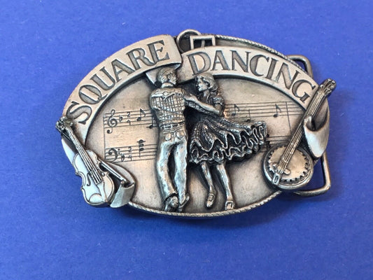 Vintage 1980's Music Notes Banjo  square dancing couple Siskiyou co .