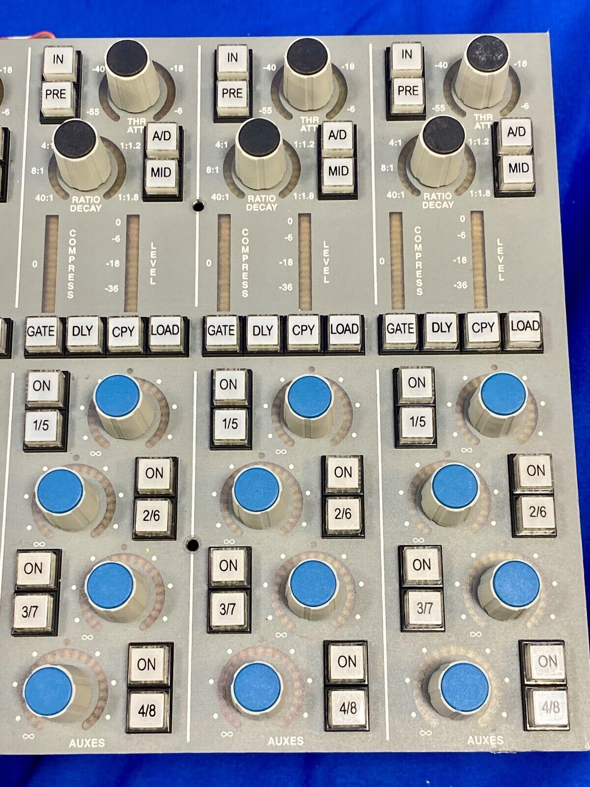 Aux Tile from Solid State Logic Aysis Air + SSL A Series Console Mixer