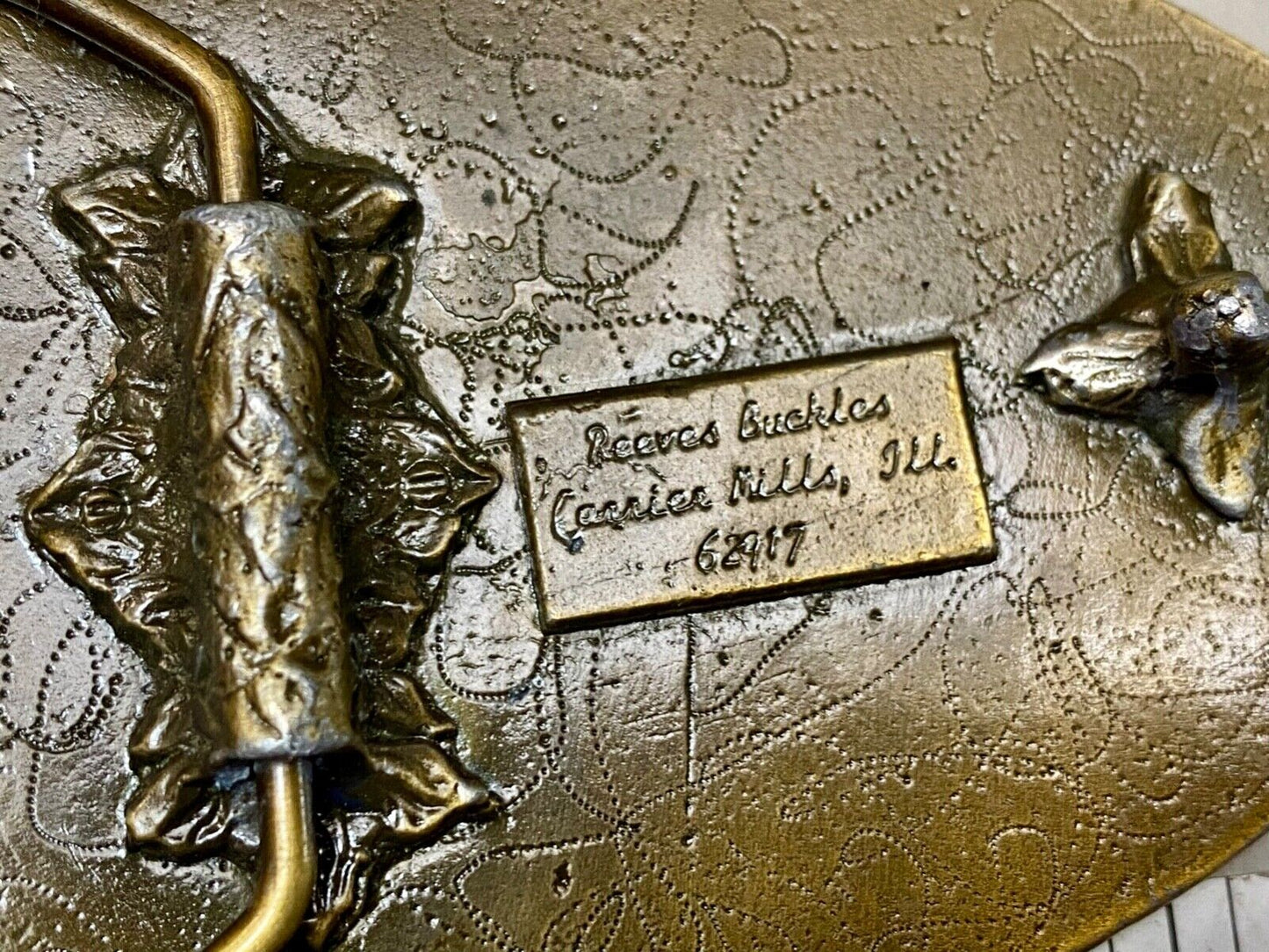 United Mine Workers Umwa Coal Mining 1880-1969 Vintage Belt Buckle John L Lewis