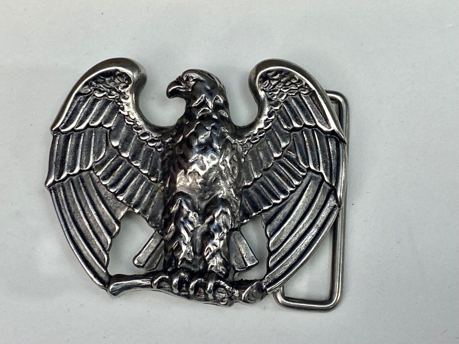 1982 Avon Majestic Patriotic America Eagle - Cut Out Metal Belt Buckle