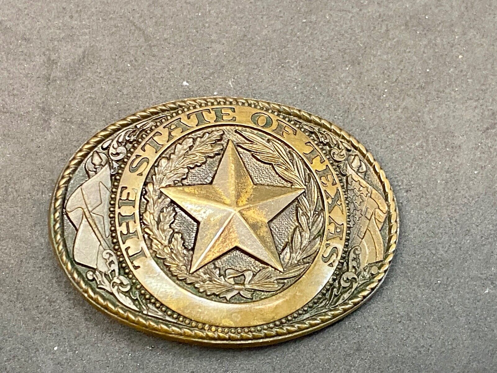 The Great State Of Texas Belt Buckle - From Tx The Lone Star State! 