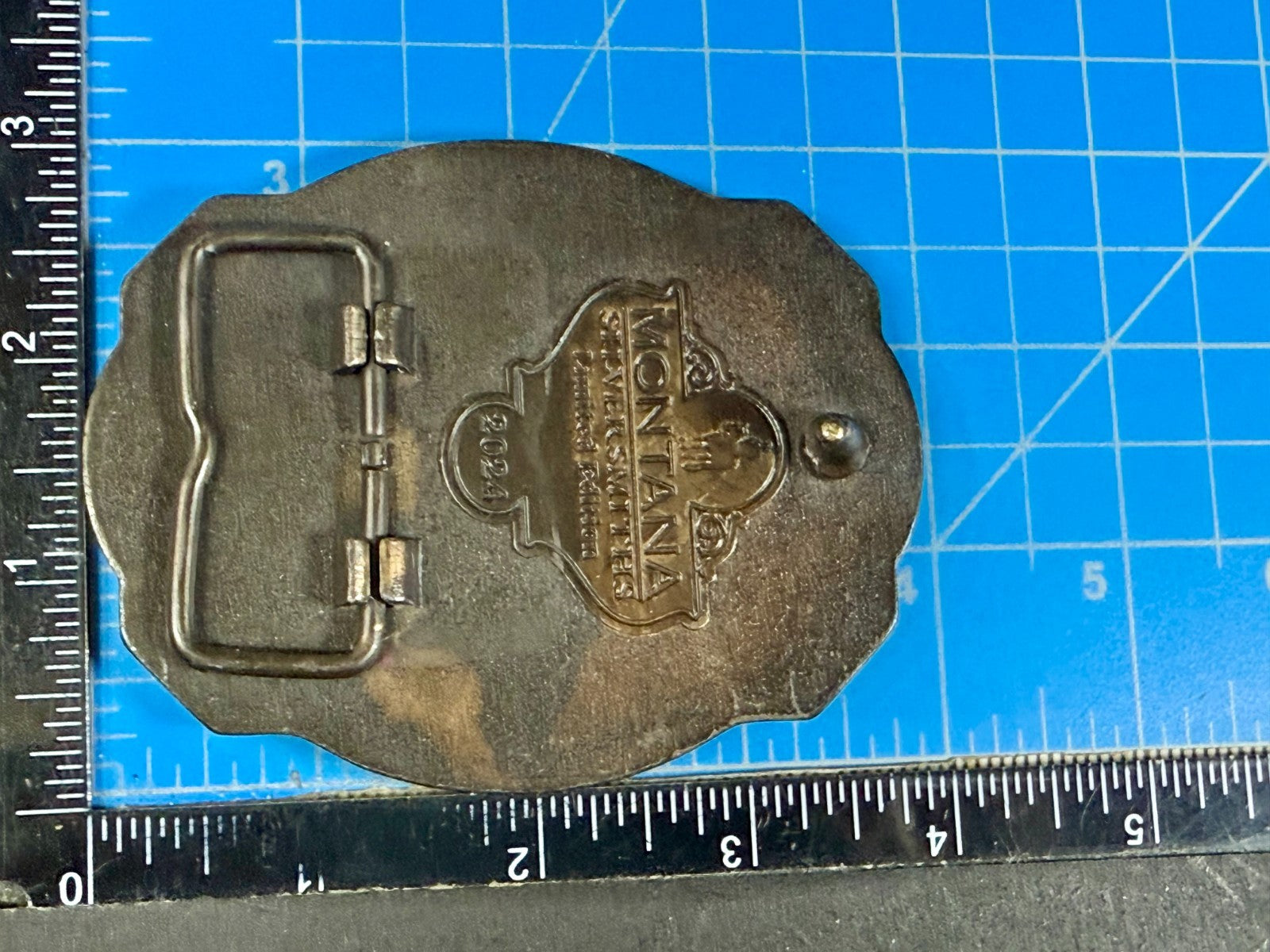 2024 Pendleton Whiskey Let'er Buck Rodeo Cowboy Montana Silversmiths Belt Buckle